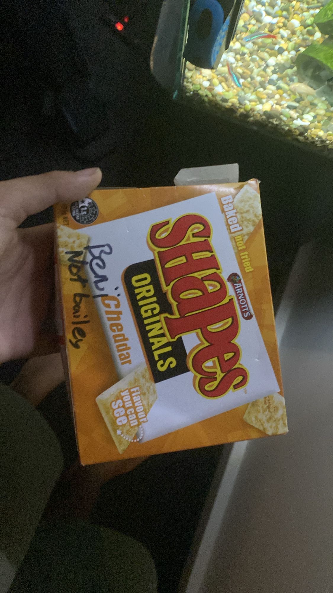 Cheddar Shapes Crackers