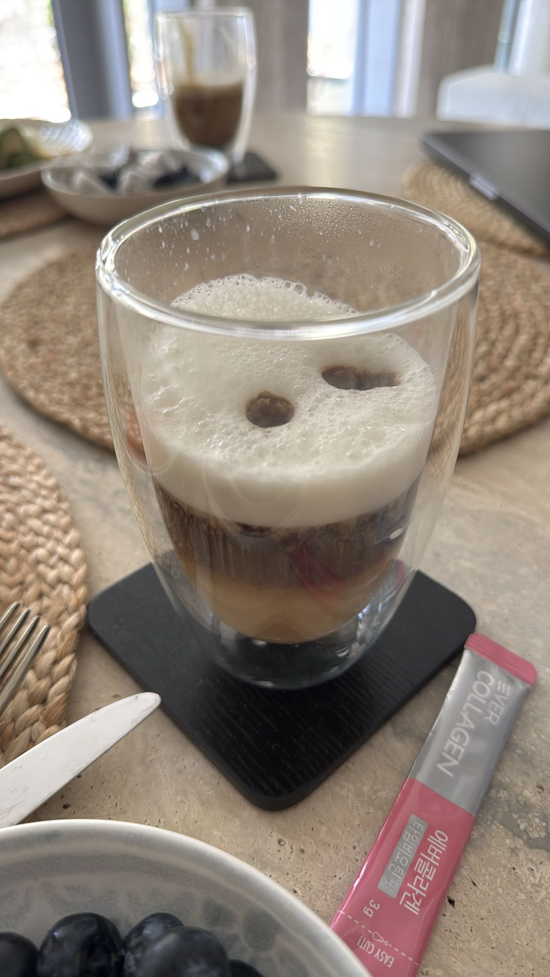 латте с коллагеном