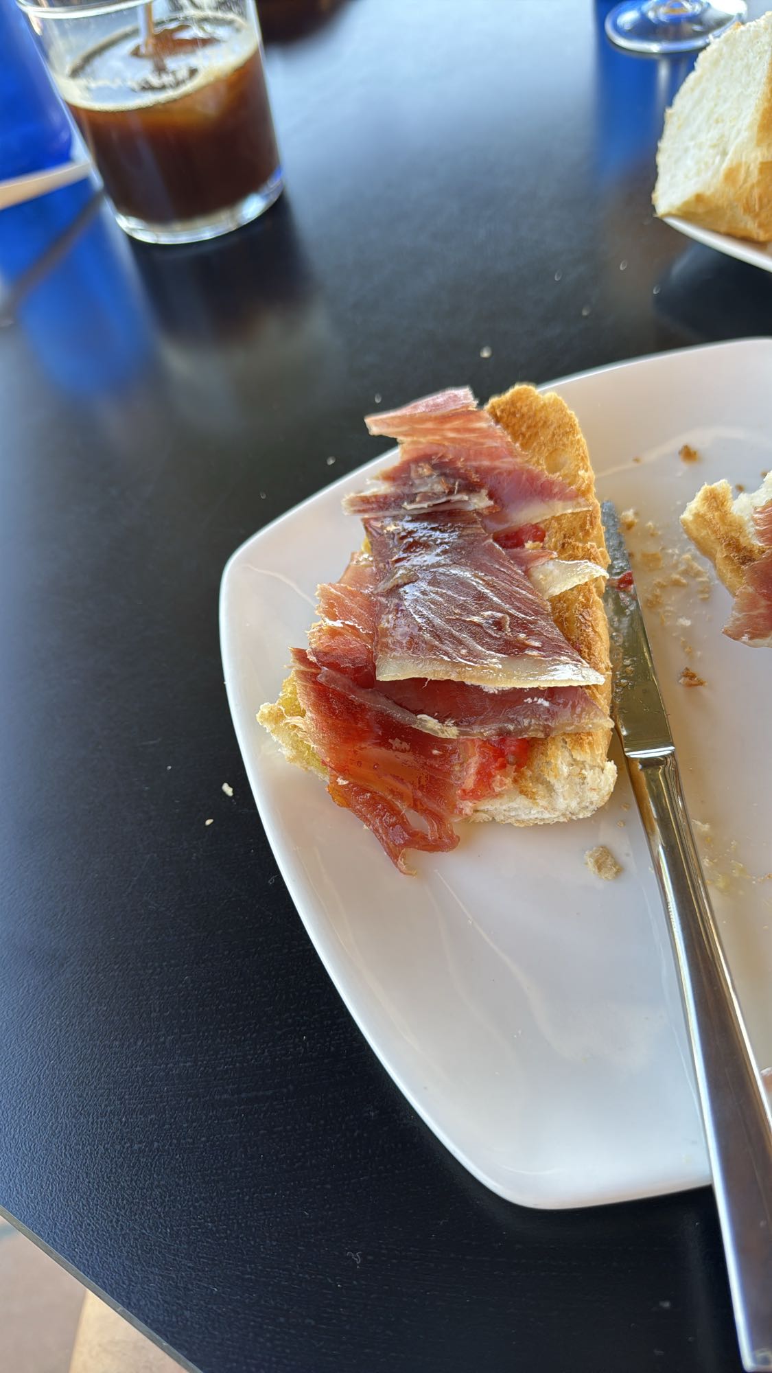 Pan con jamón