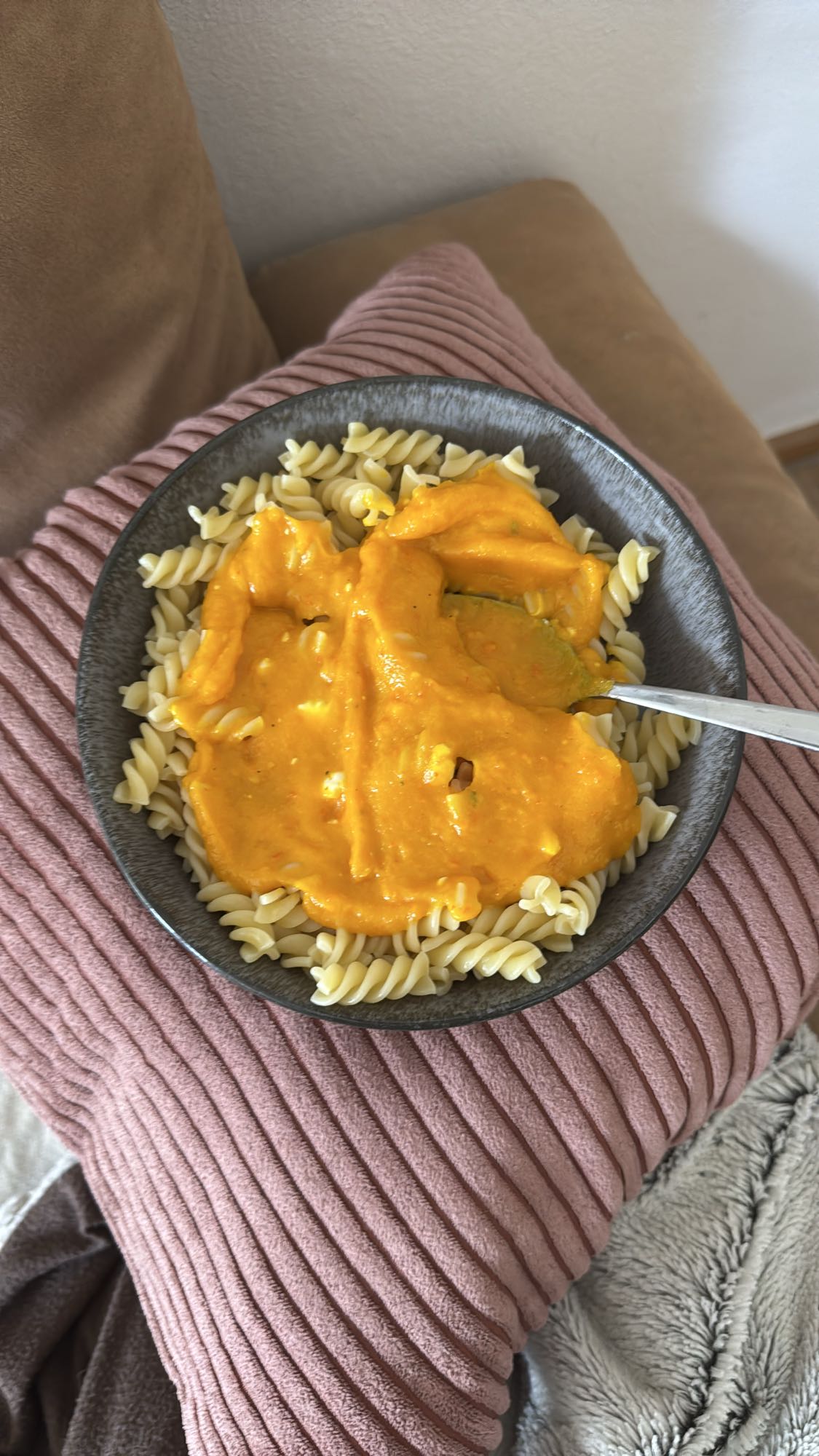 Pasta mit Kürbissoße