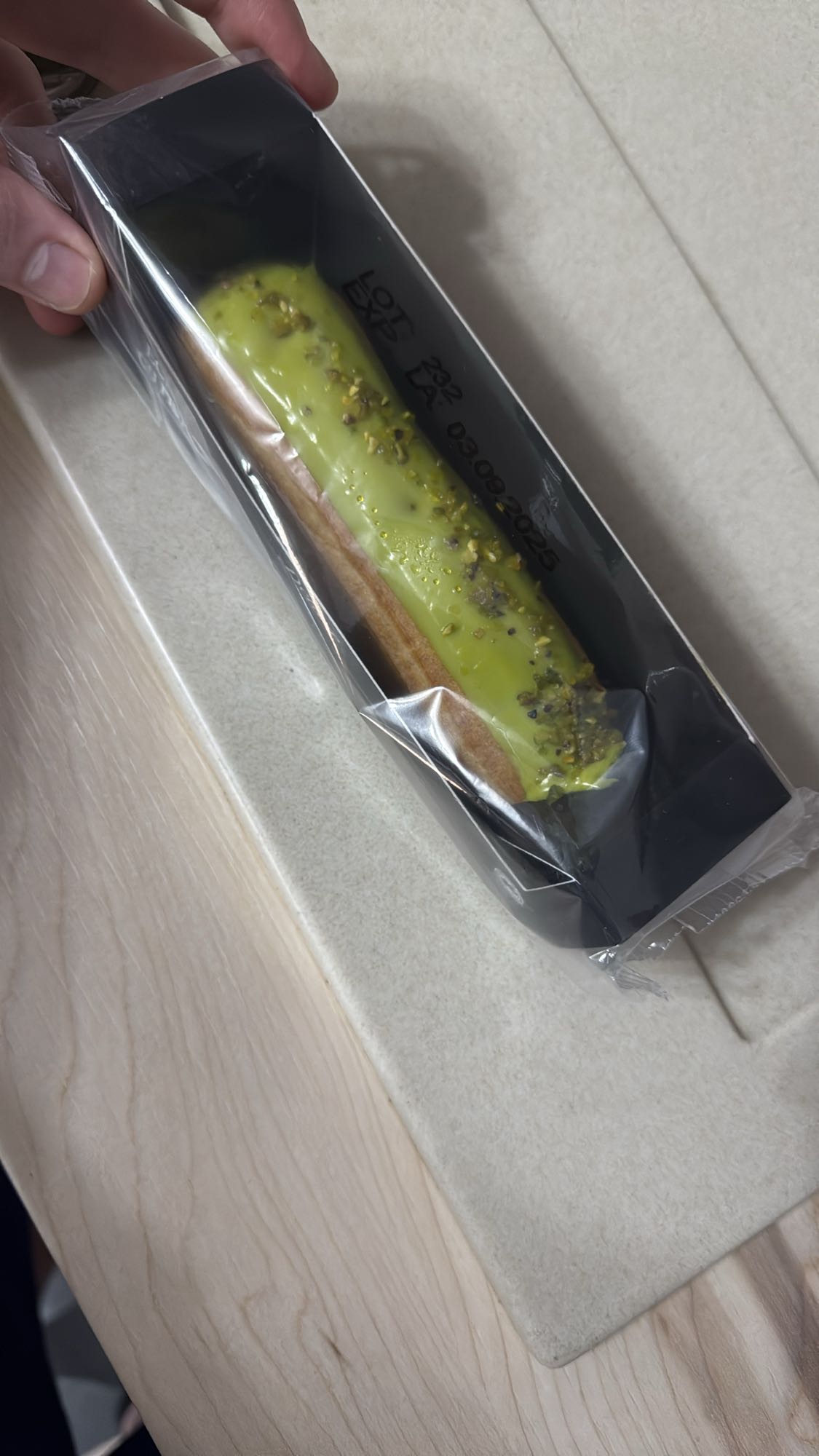 Pistachio Eclair