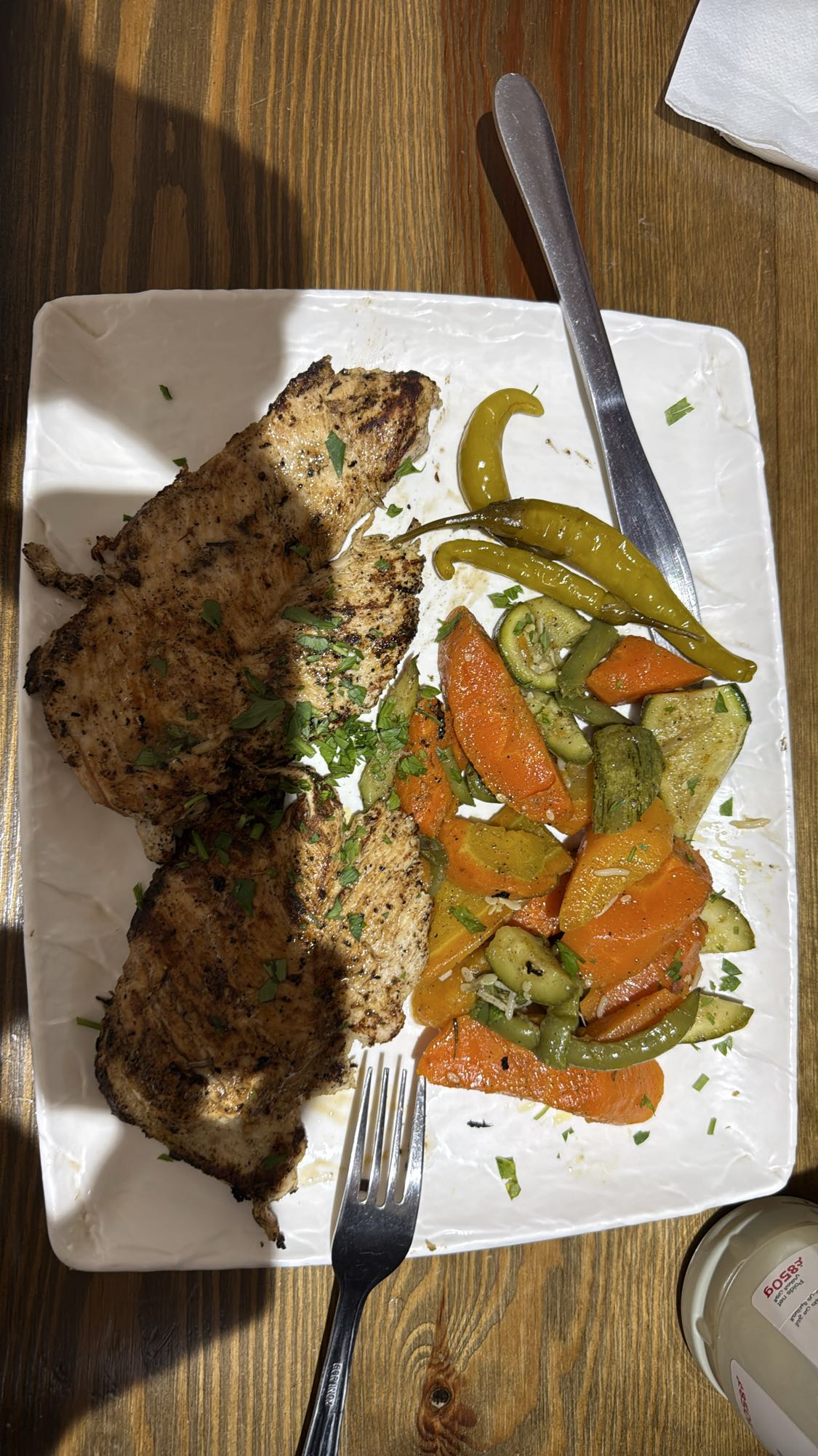 Grilled Chicken with Veggies