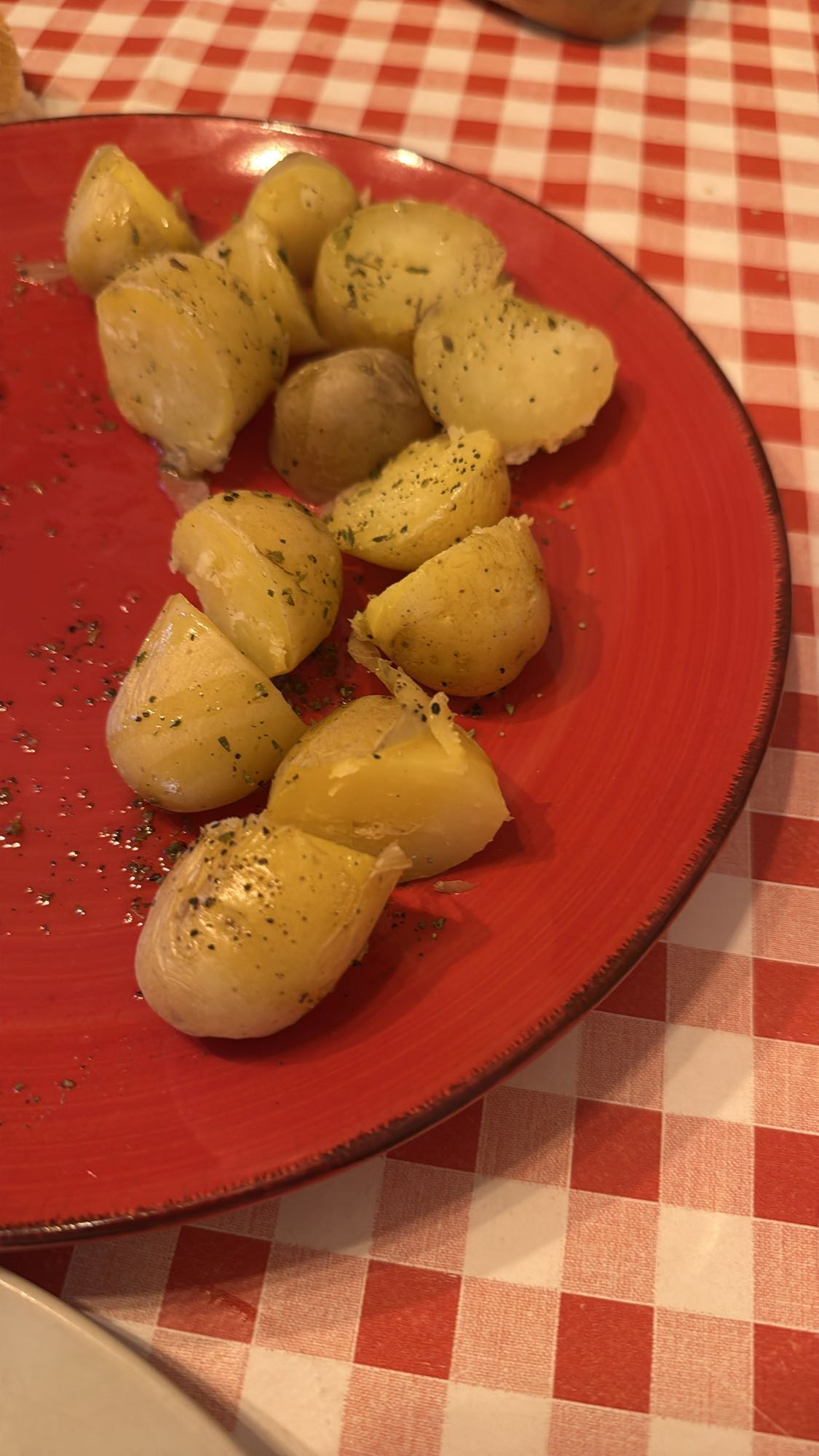 Papas cocidas con especias