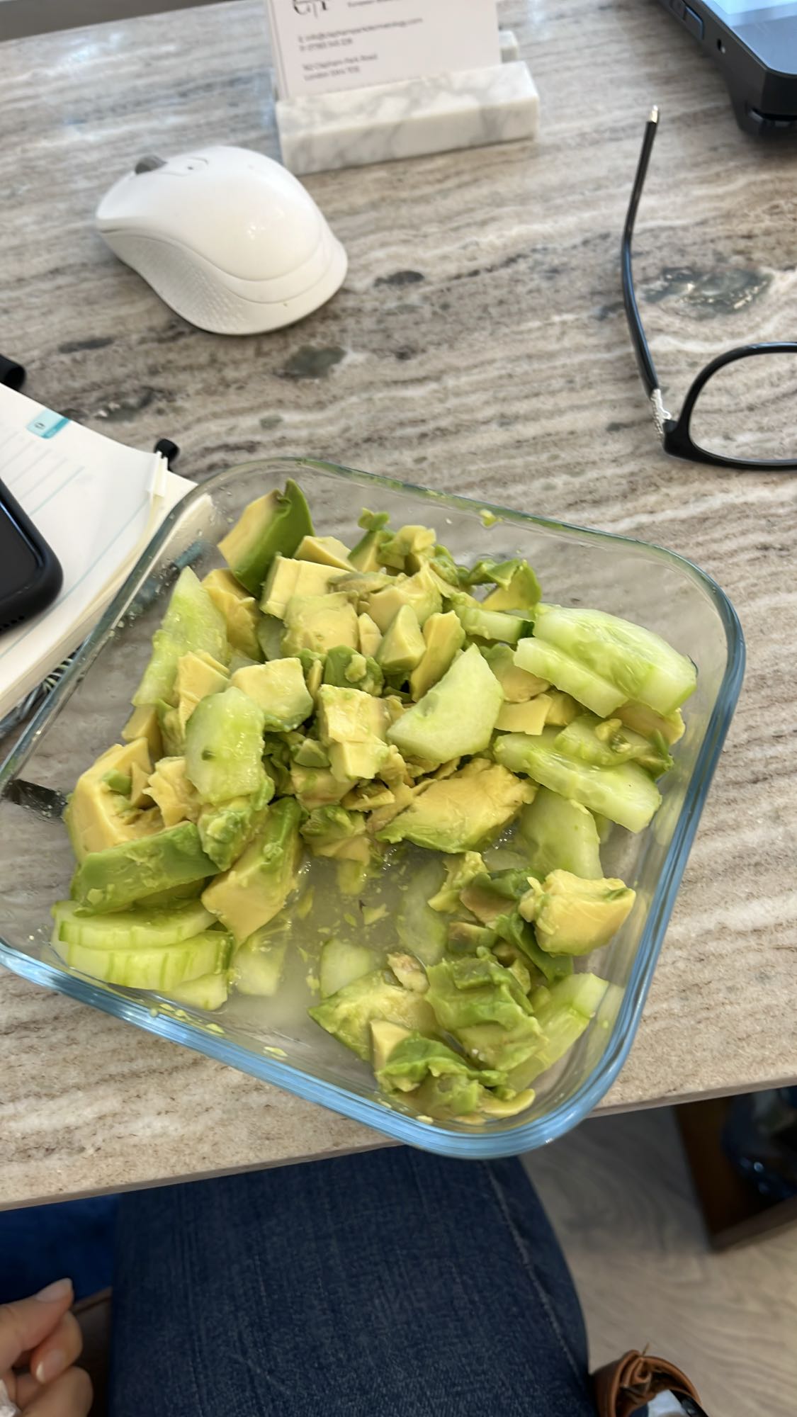 Avocado Cucumber Salad