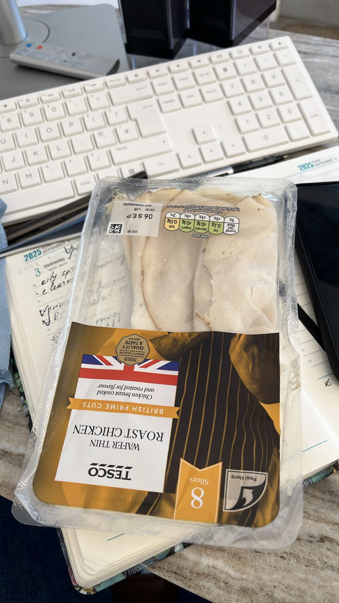 Roast Chicken Slices