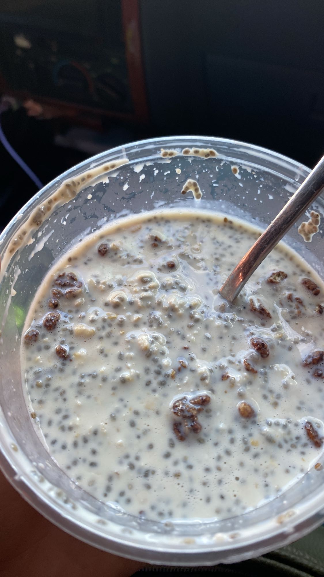 pudín de chía y granola