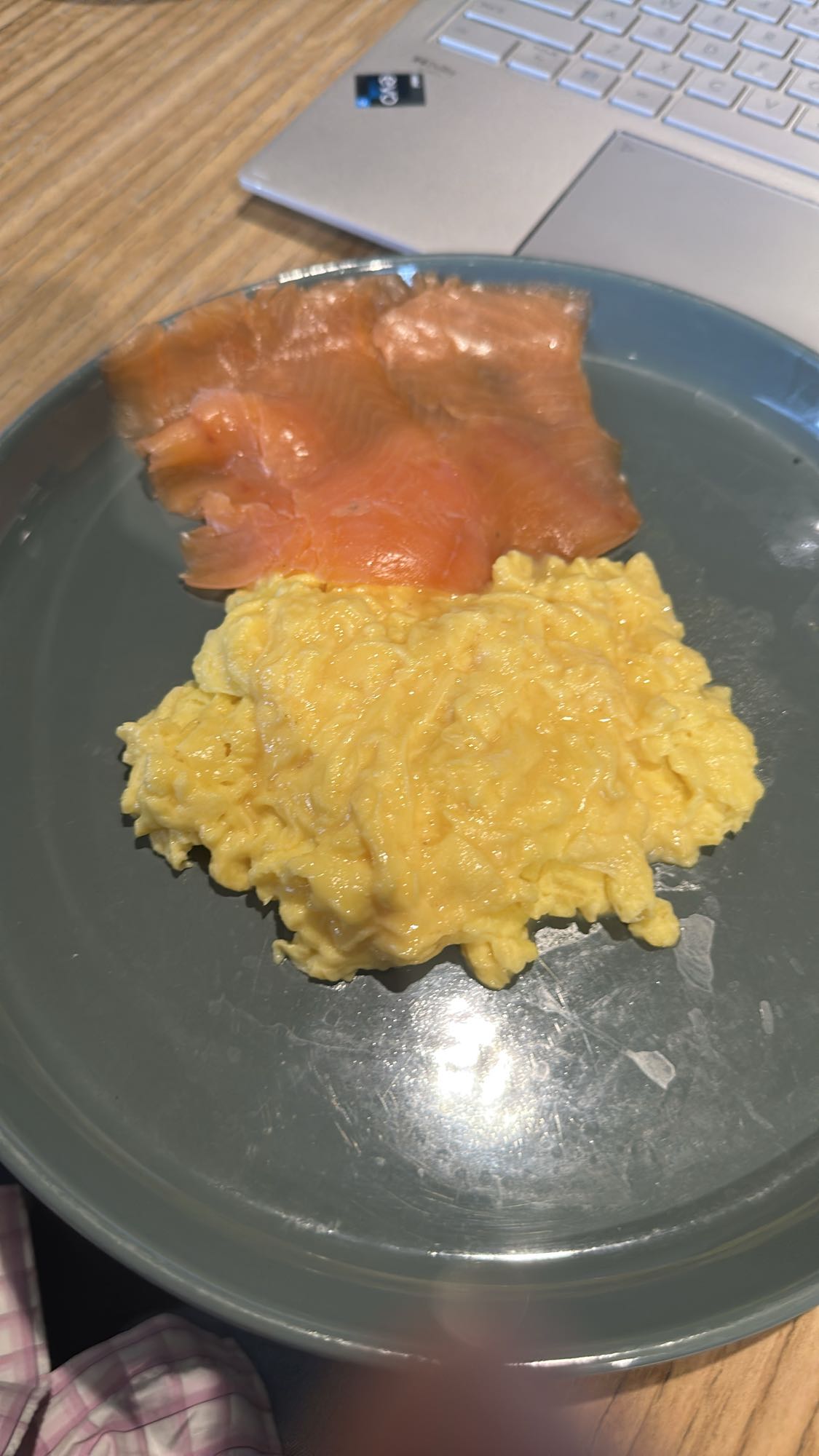 Scrambled Eggs & Salmon