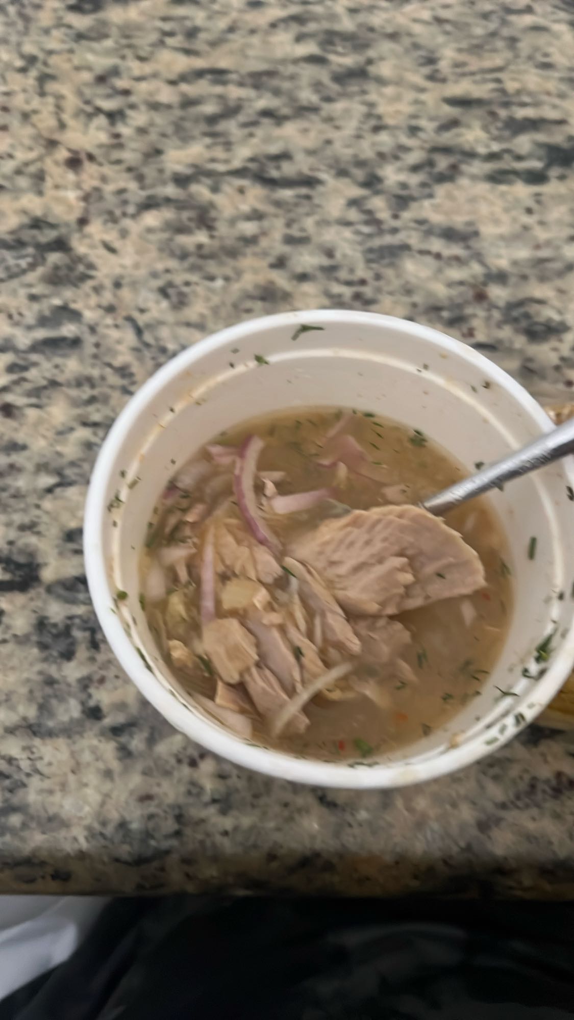 sopa de pavo