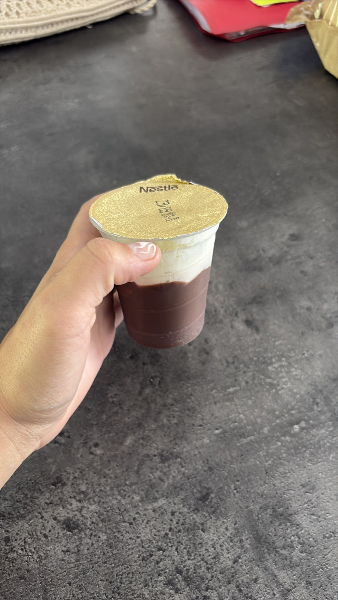 Crème dessert chocolat vanille