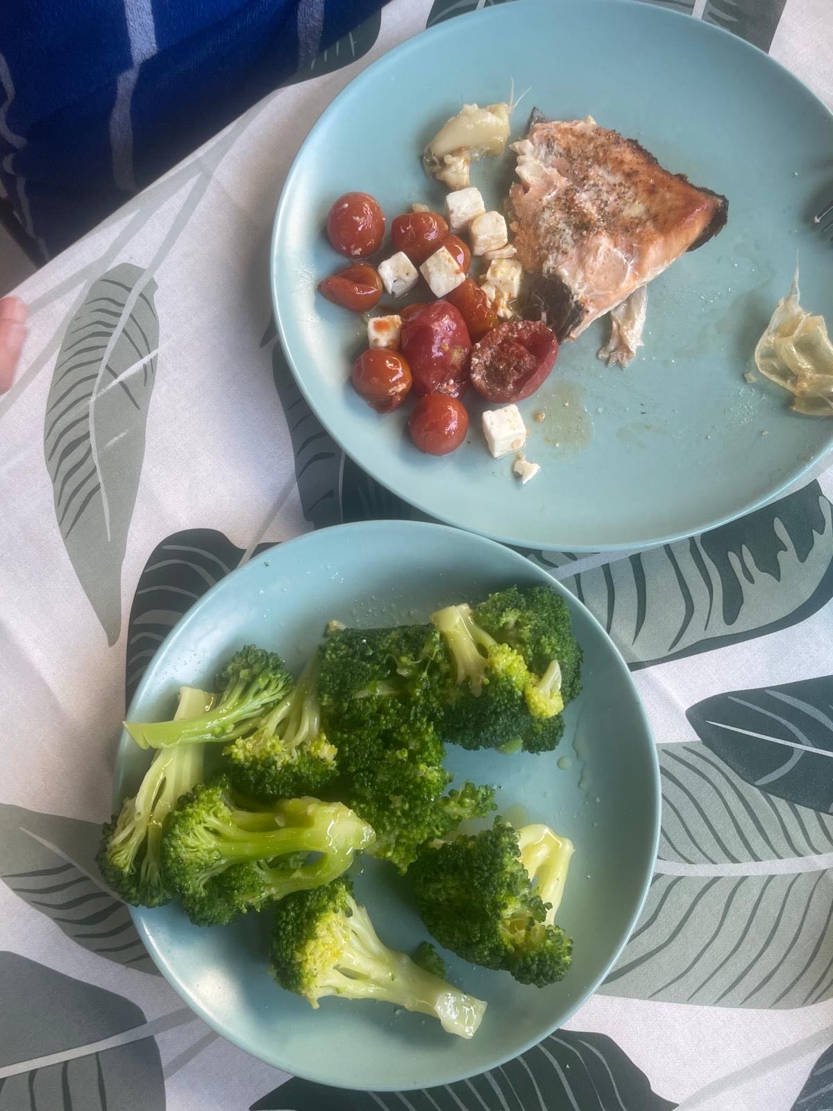 Salmón con verduras