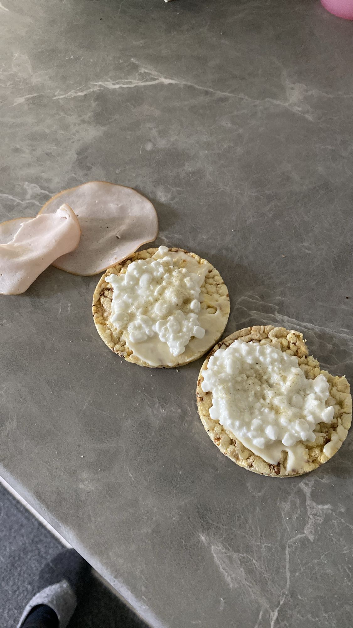 Riskakor med minikeso & kalkon