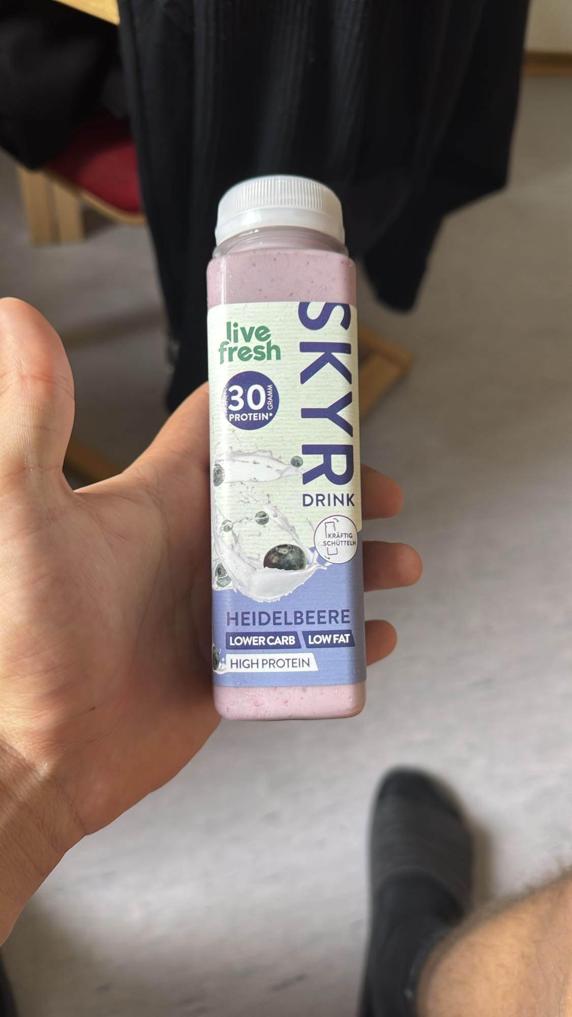 Skyr Heidelbeere Drink