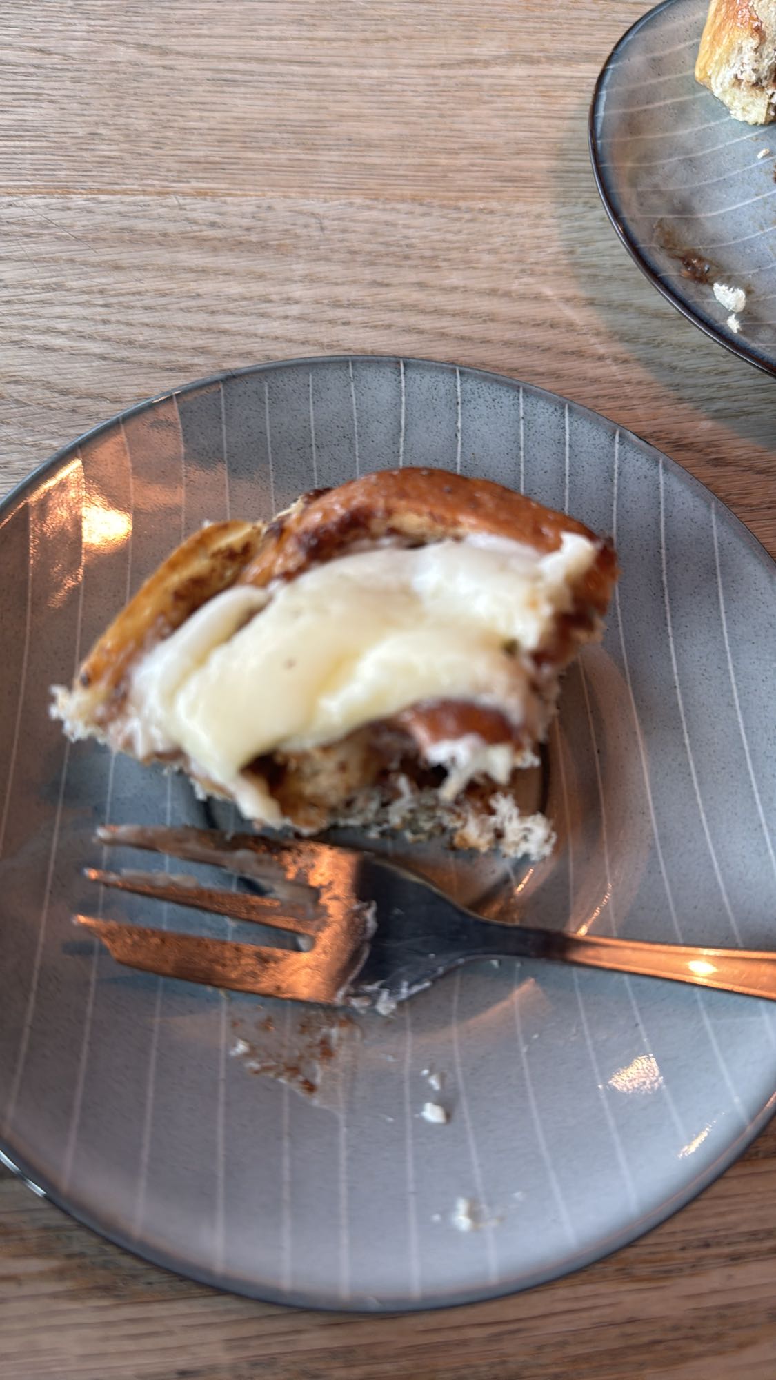 Kanelbulle med glasyr