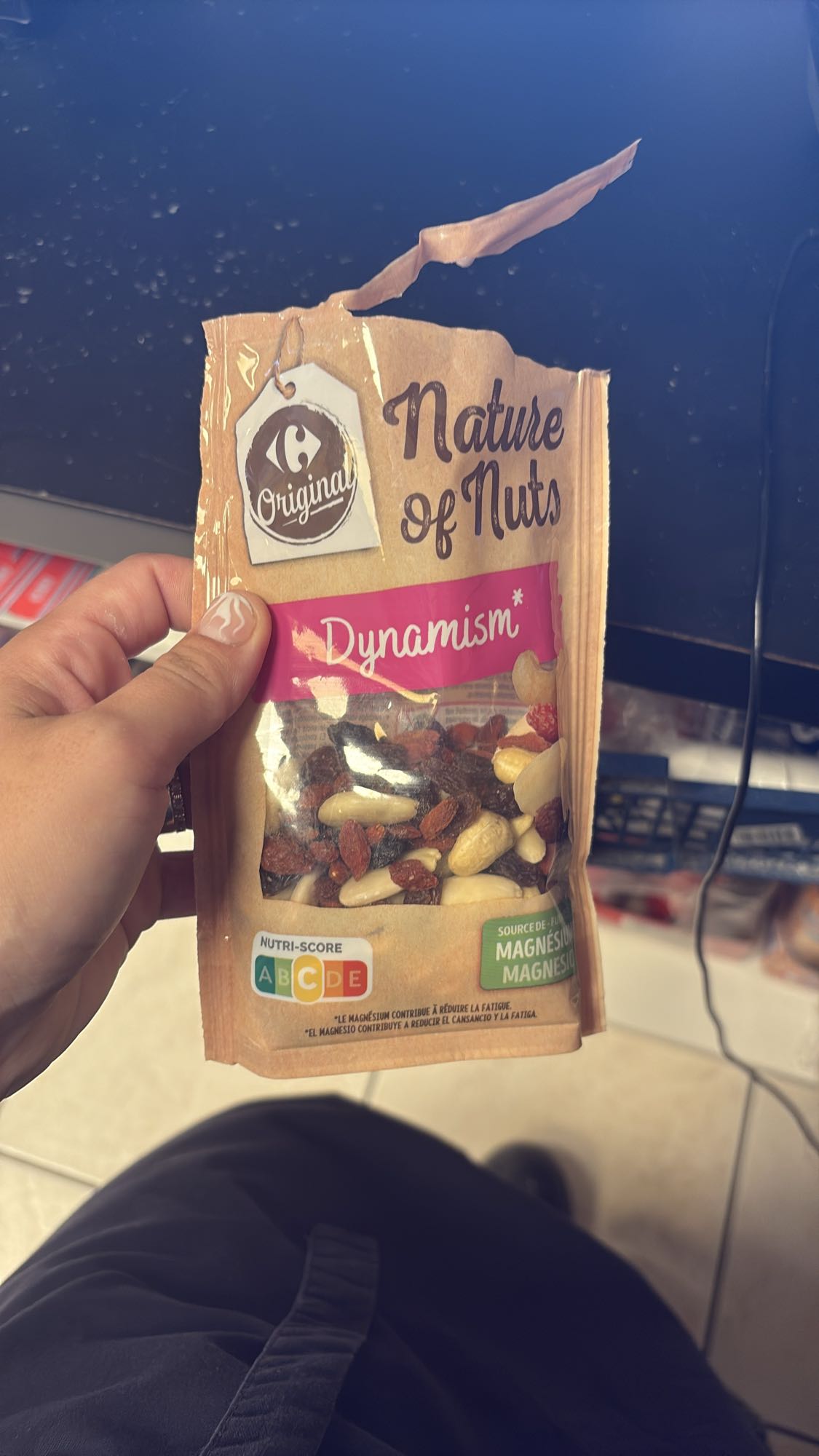 Mélange de noix dynamisme