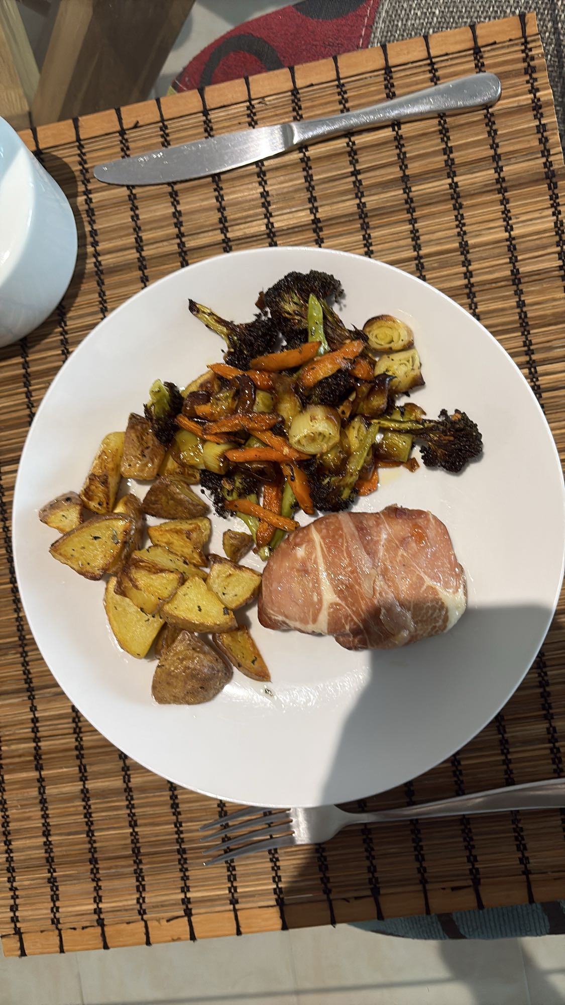 Prosciutto Chicken with Veggies