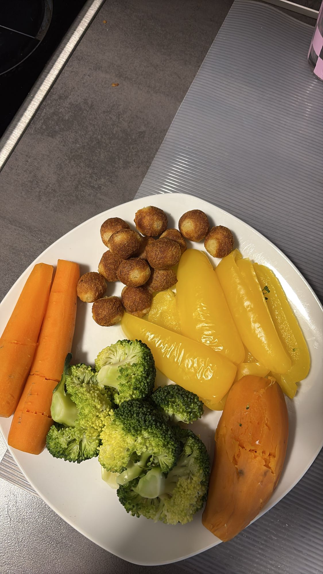 groenteschotel met balletjes