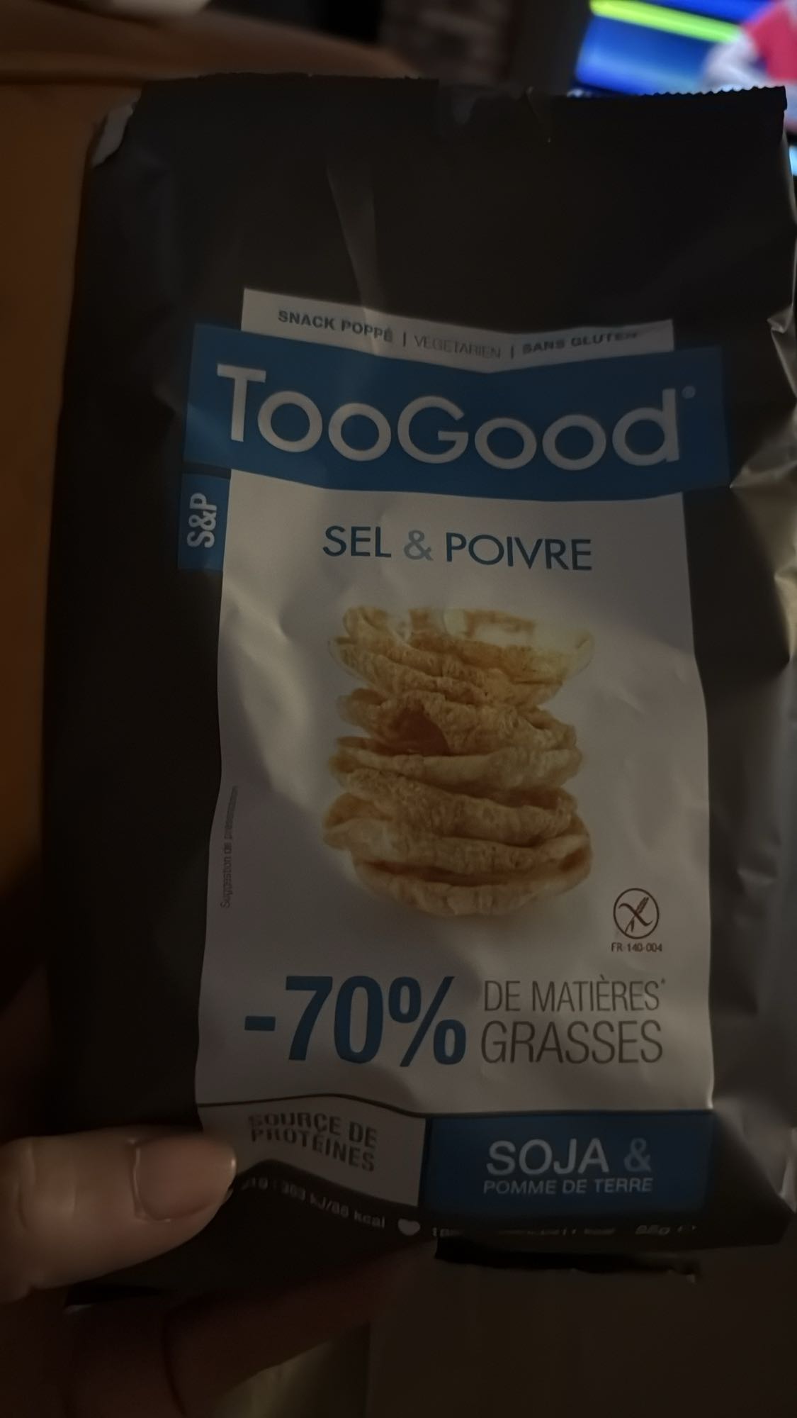 TooGood zout & peper chips