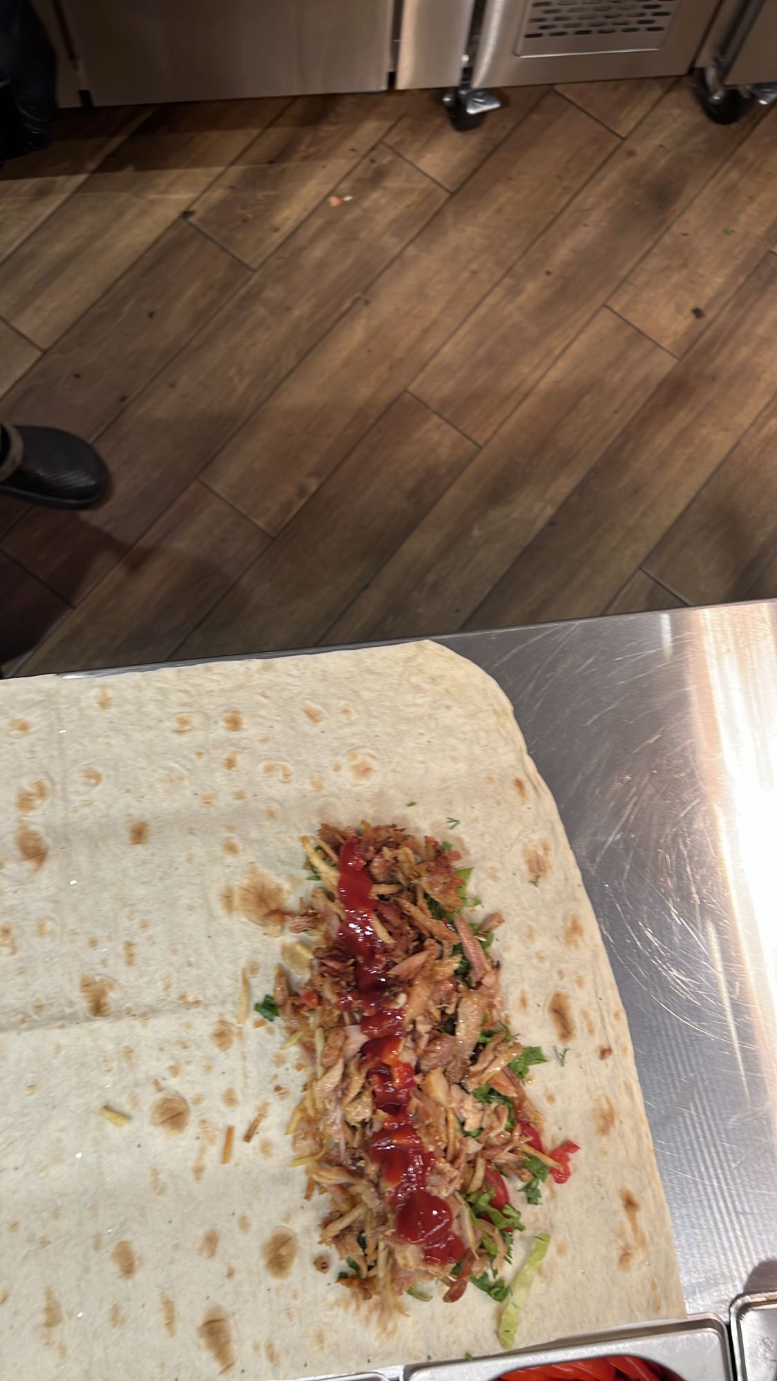 հավի տորտիլյա ռոլ