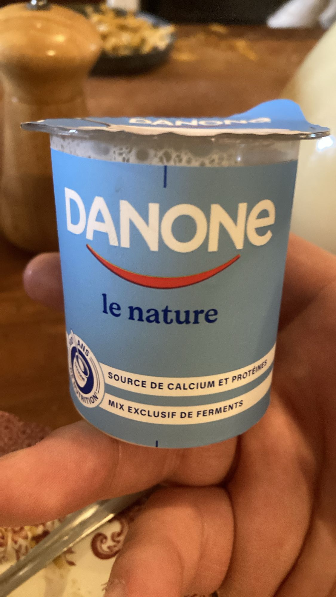 Yaourt nature Danone