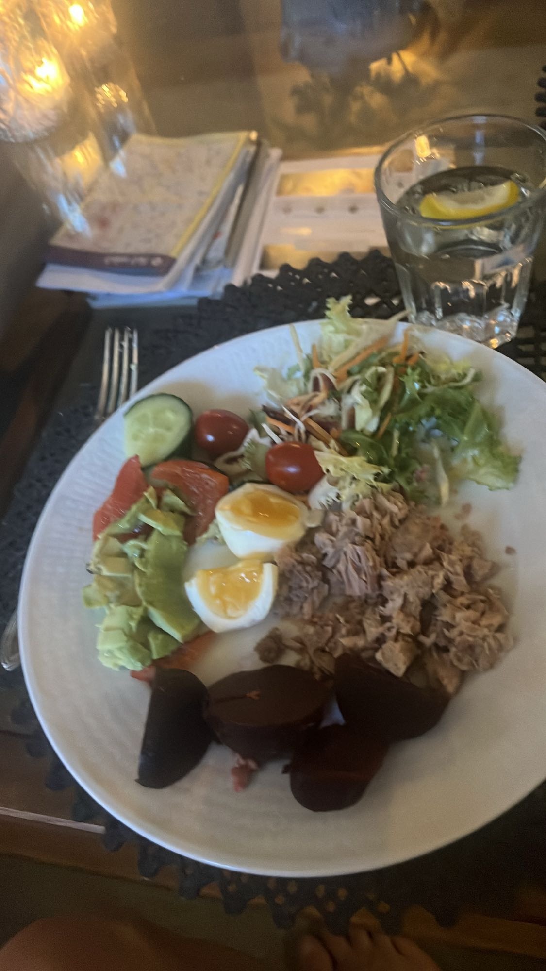 Tonfisksallad med ägg