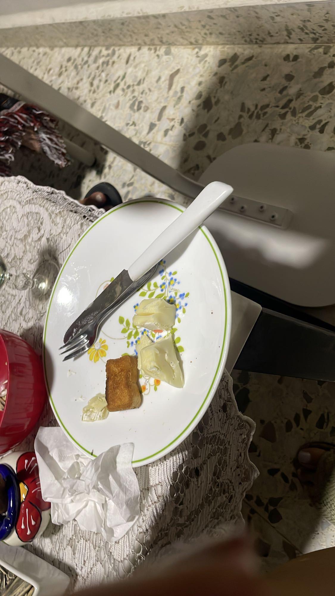 Fried bite with cheese