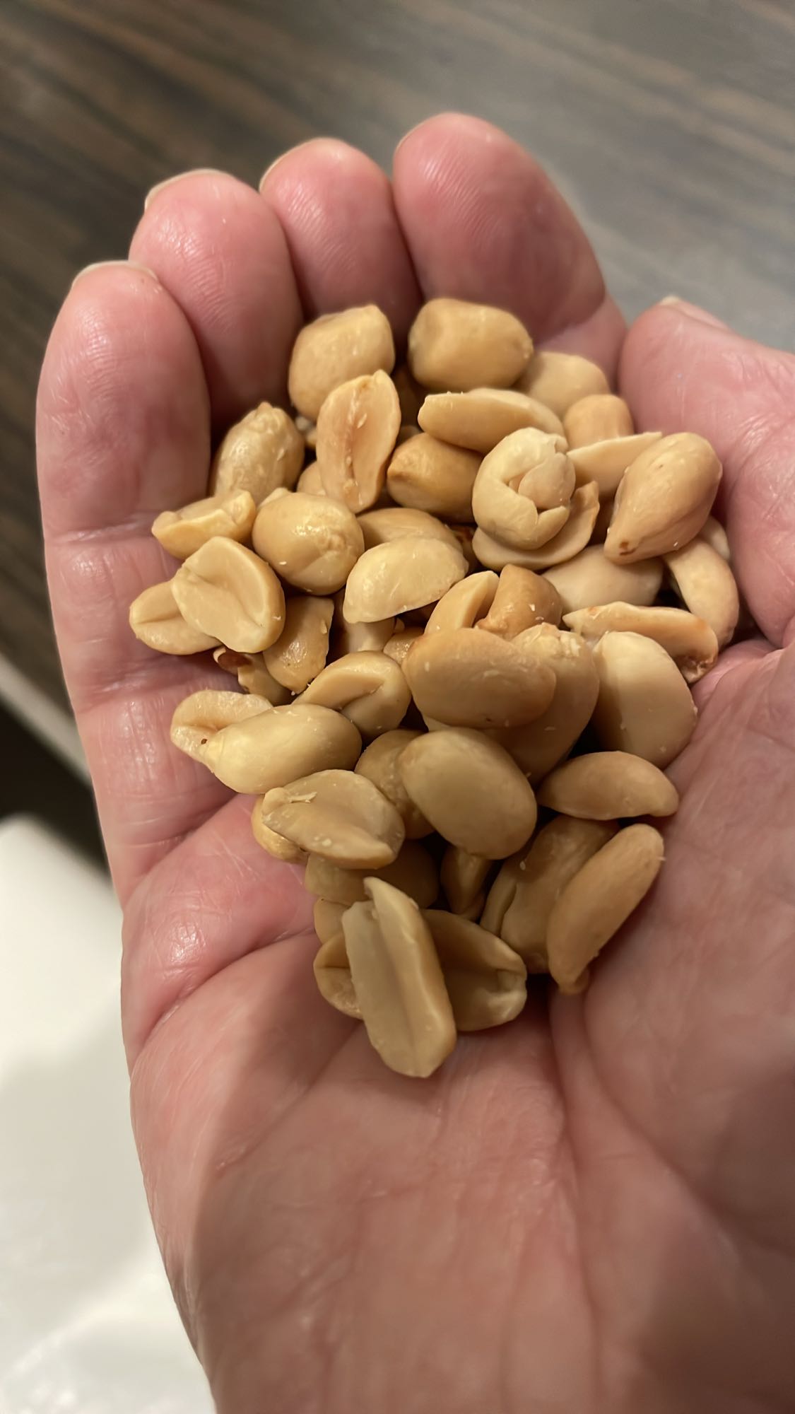 Handful of peanuts