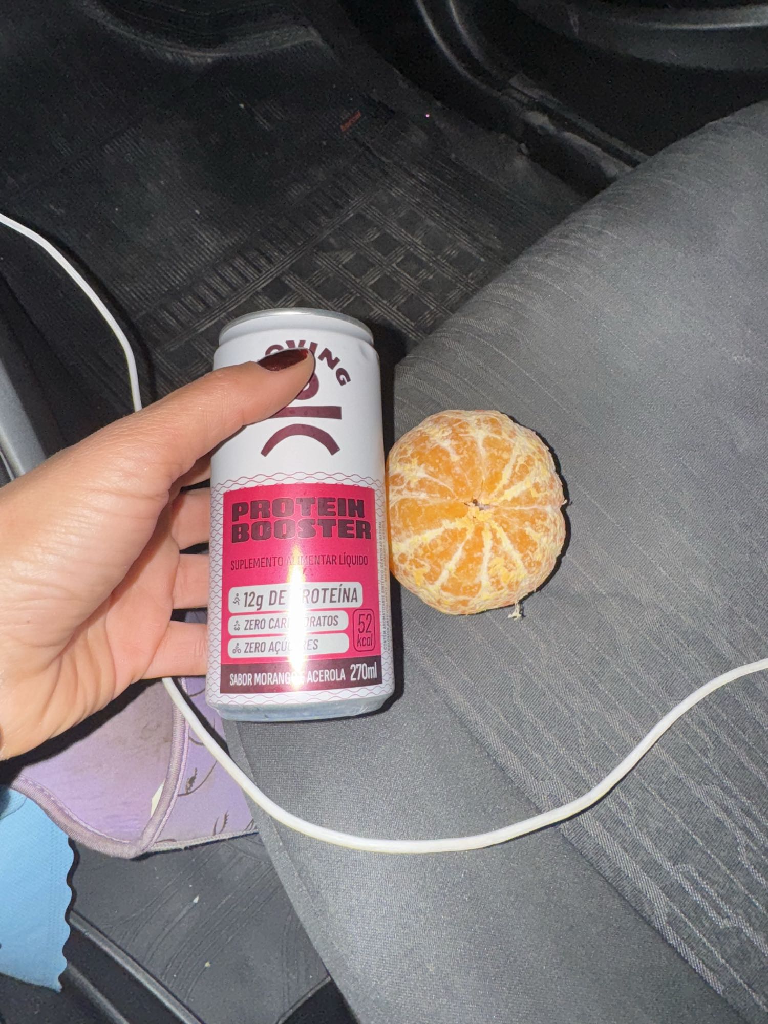 Suplemento e tangerina