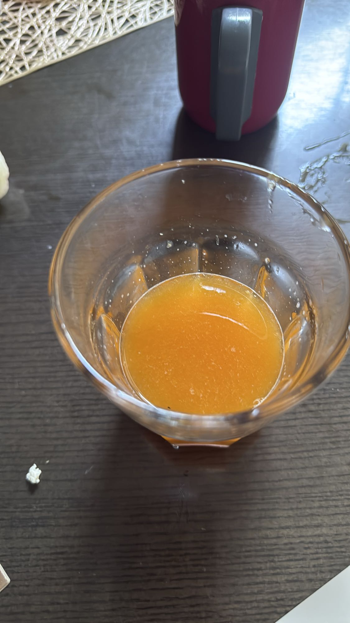 orange juice (small glass)