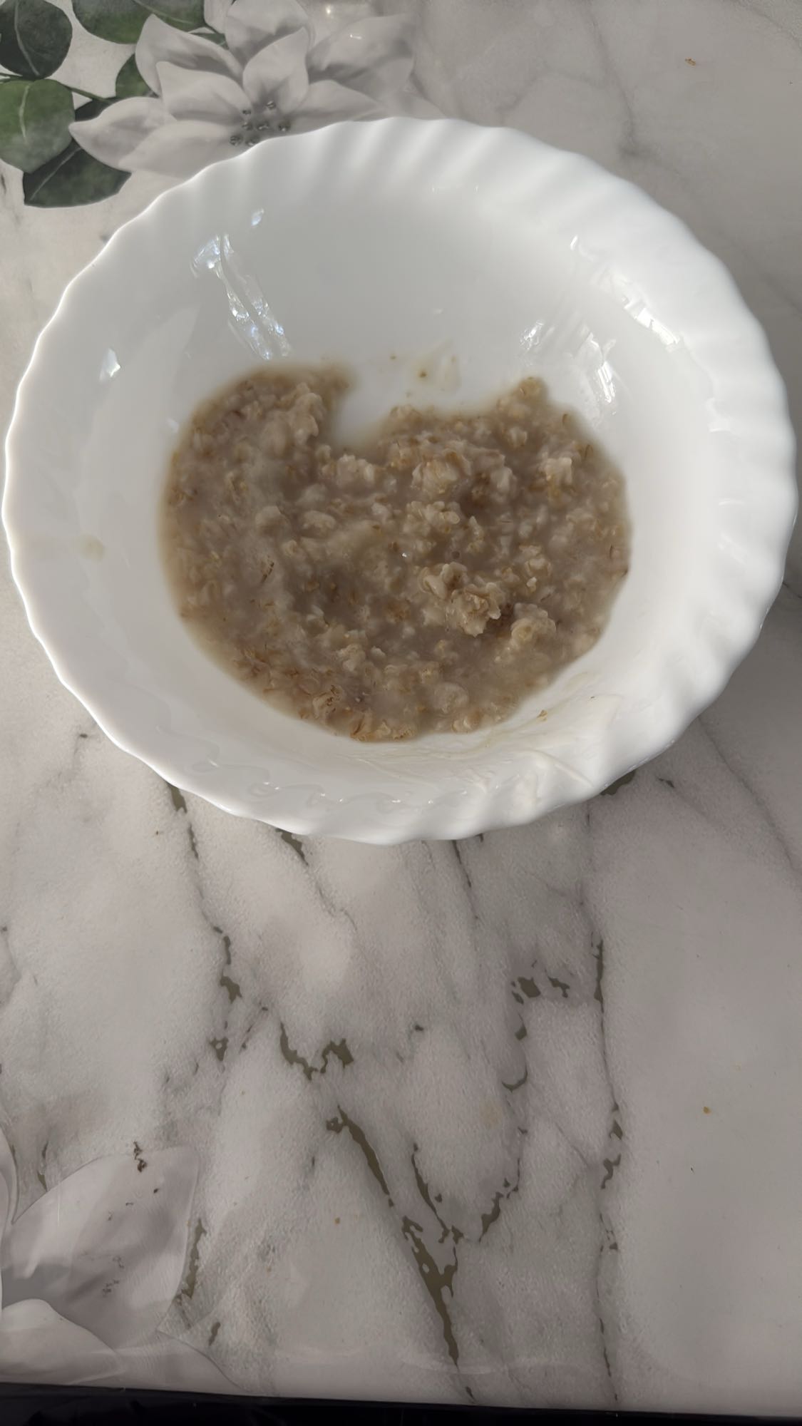 овсяная каша на воде