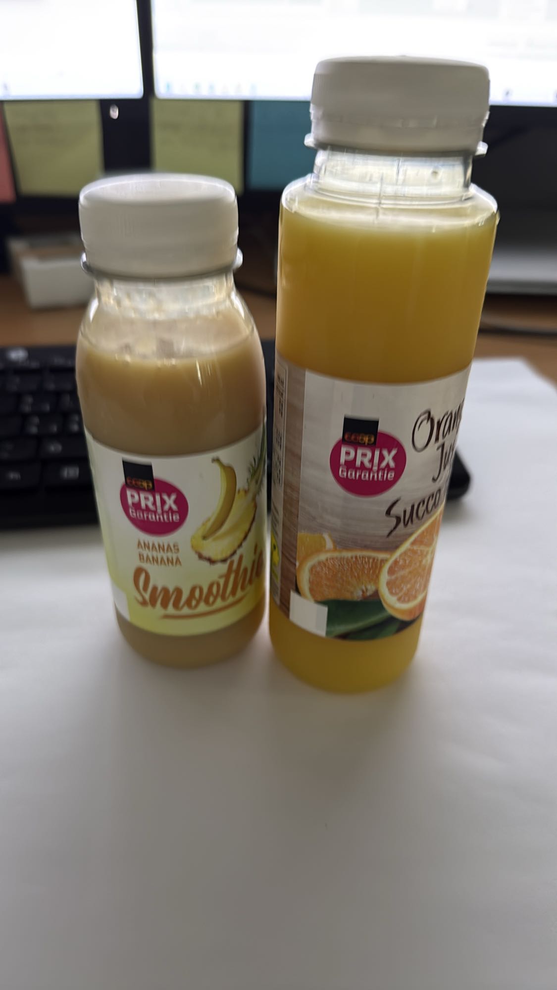 Smoothie & Orange Juice