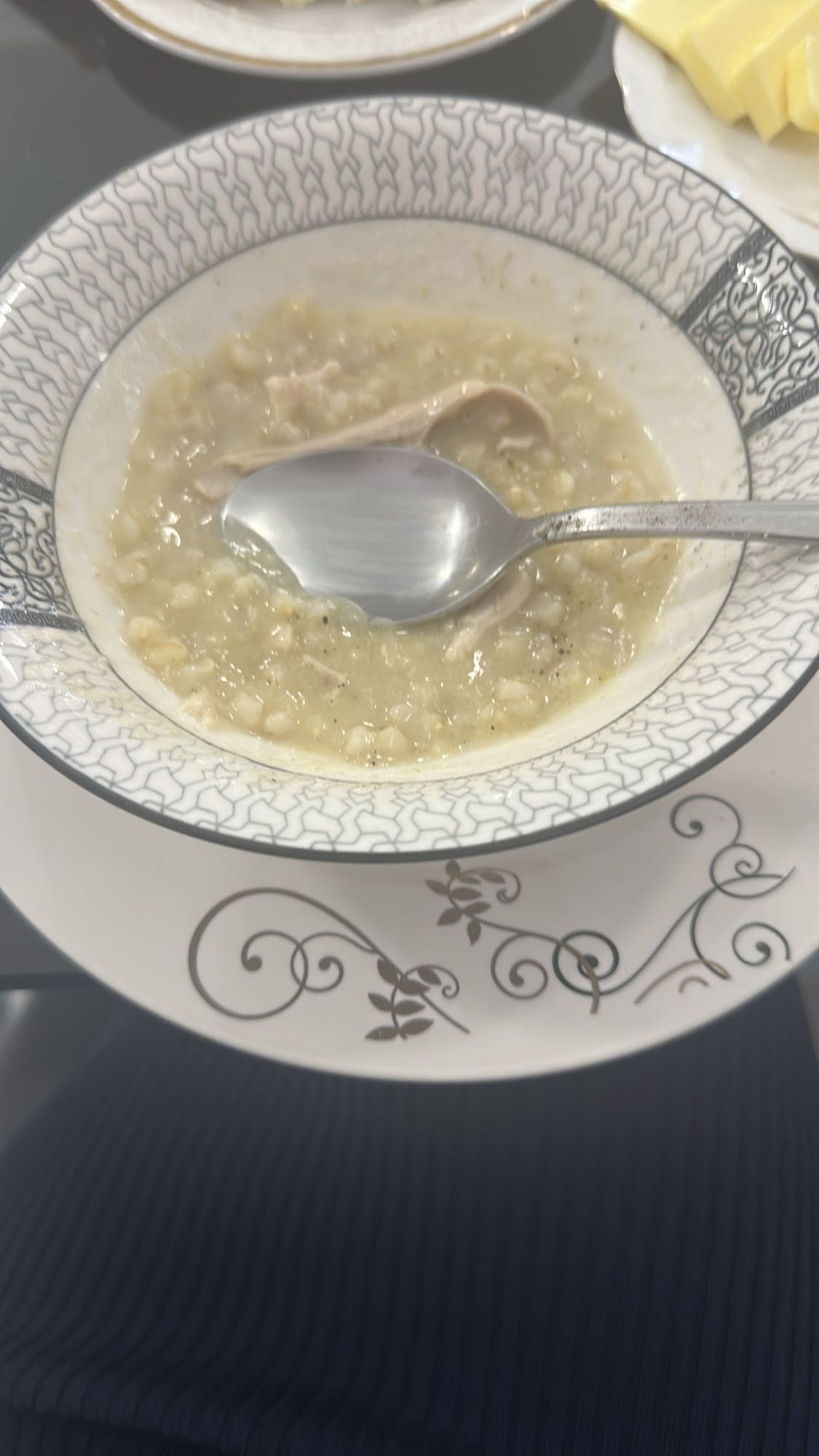 Chicken barley soup