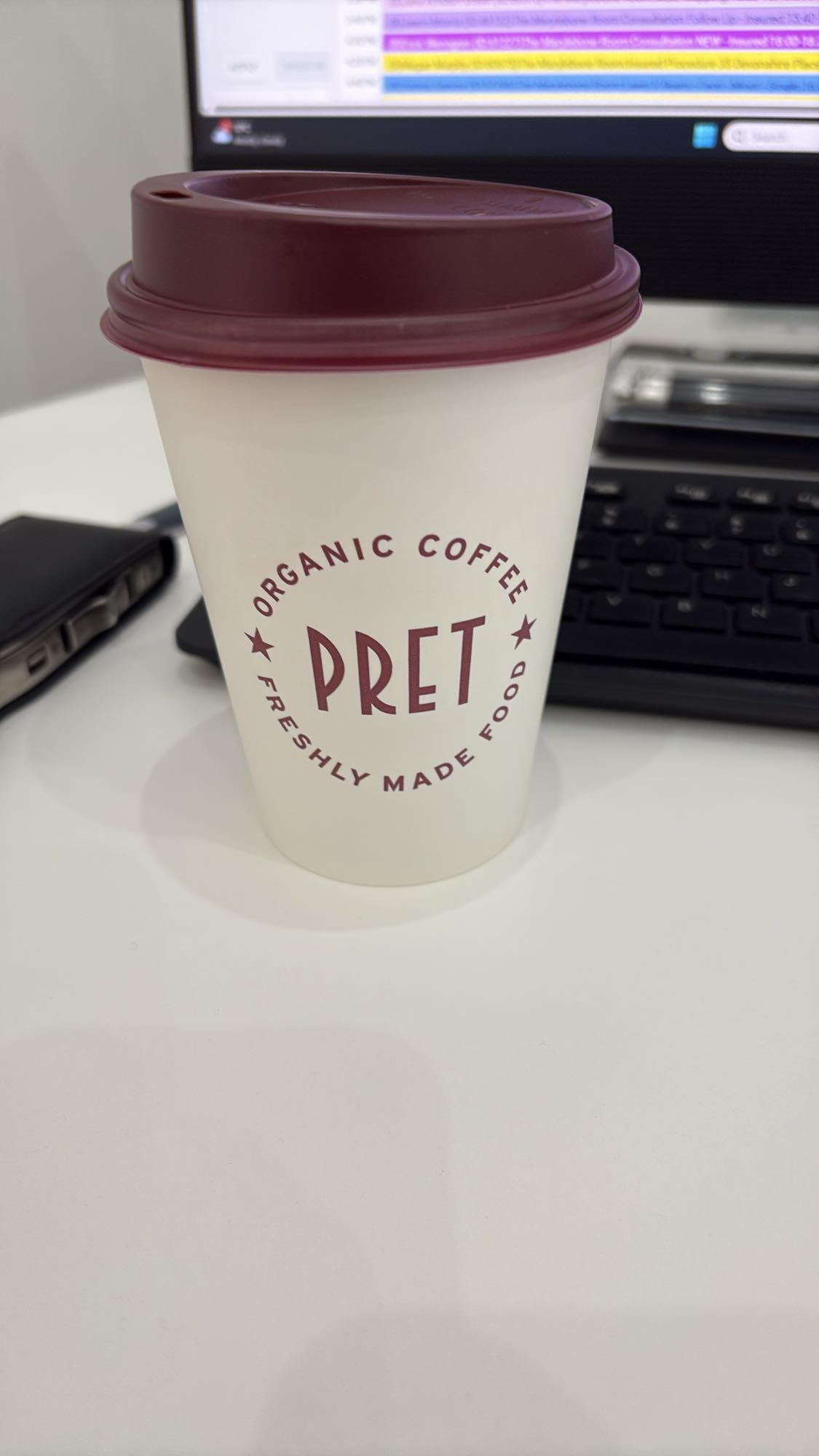 Pret Organic Coffee