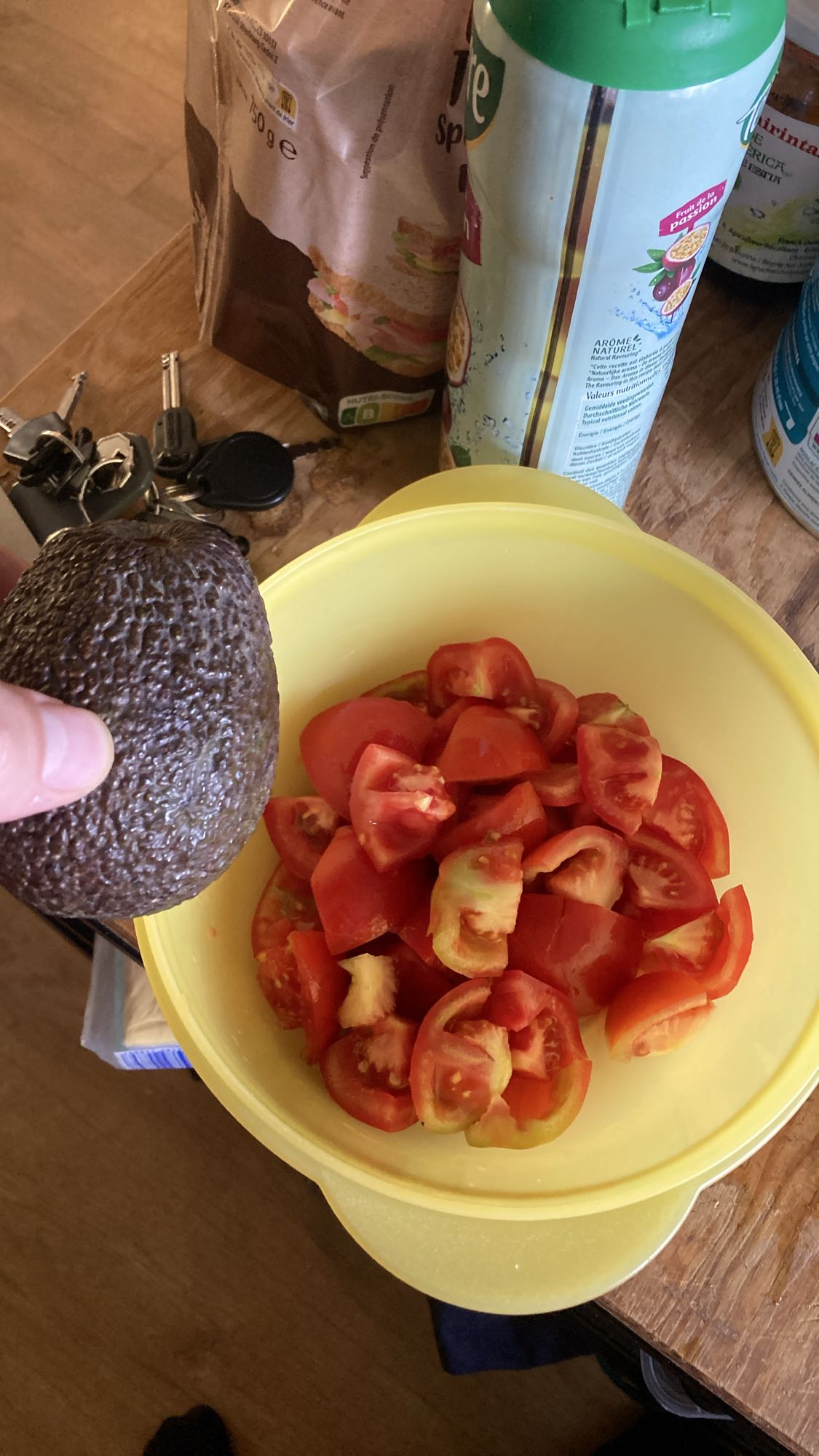 Salade tomate avocat