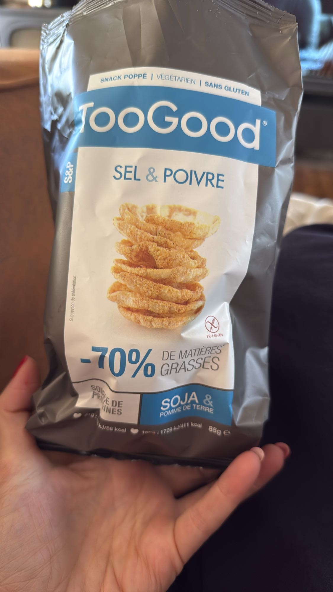 Soja & aardappel chips