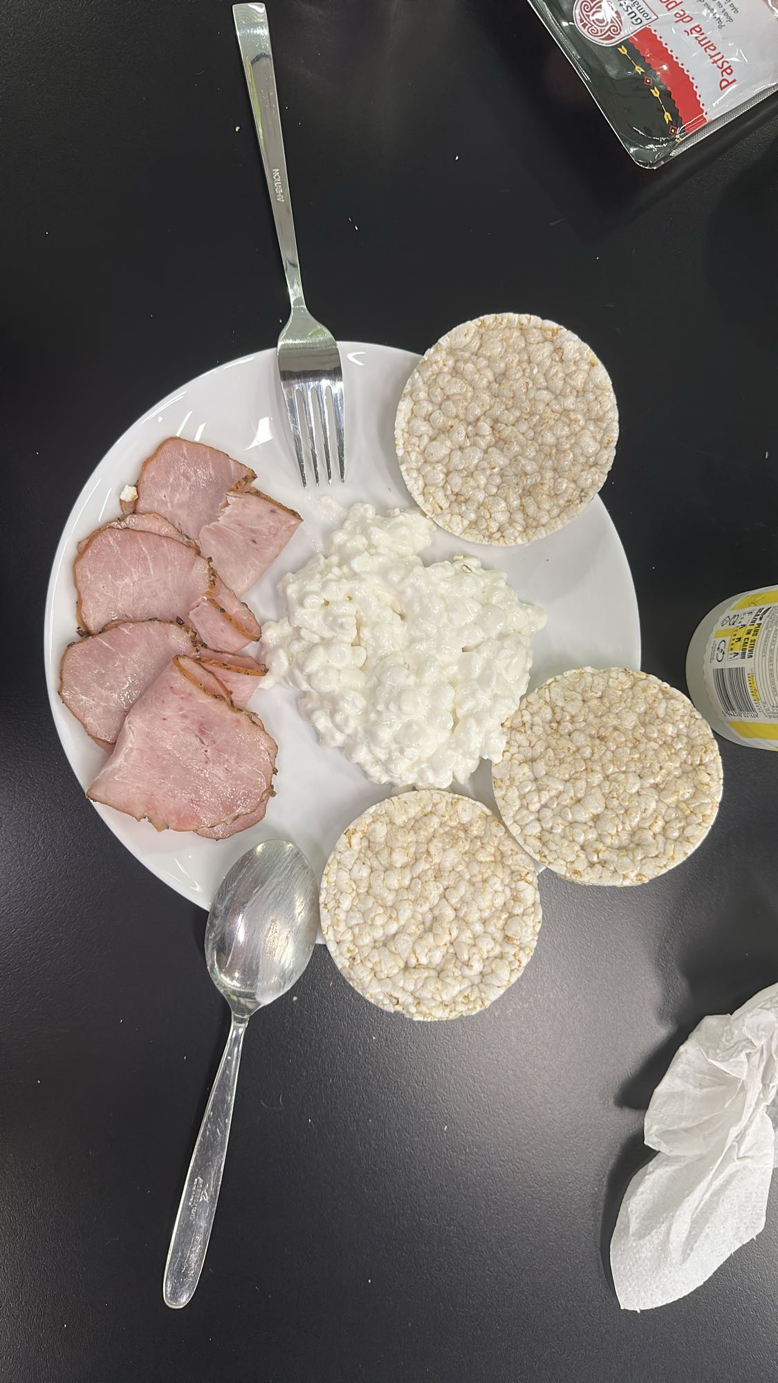 Orez expandat cu brânză