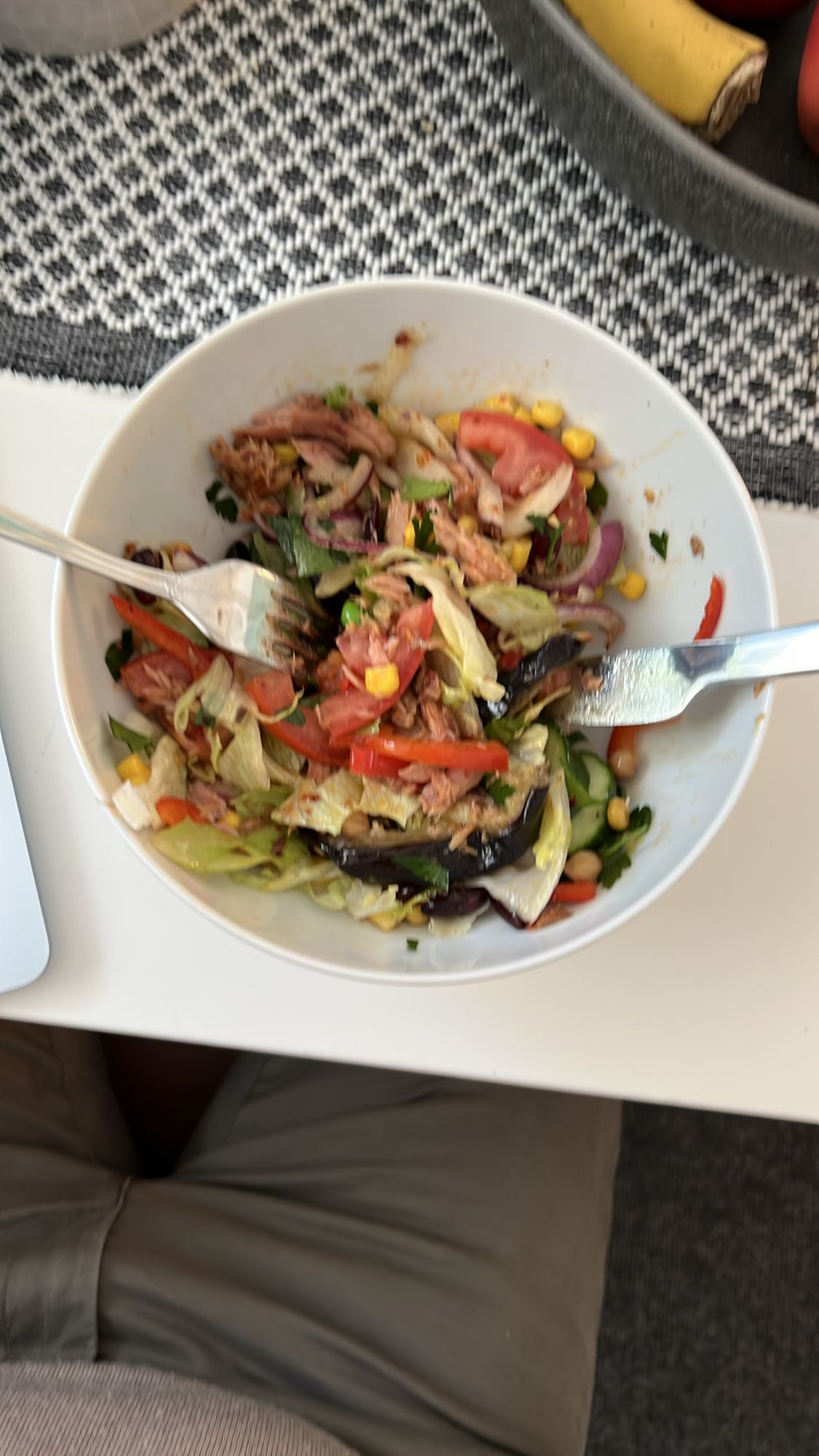 Tonfisksallad med grönsaker