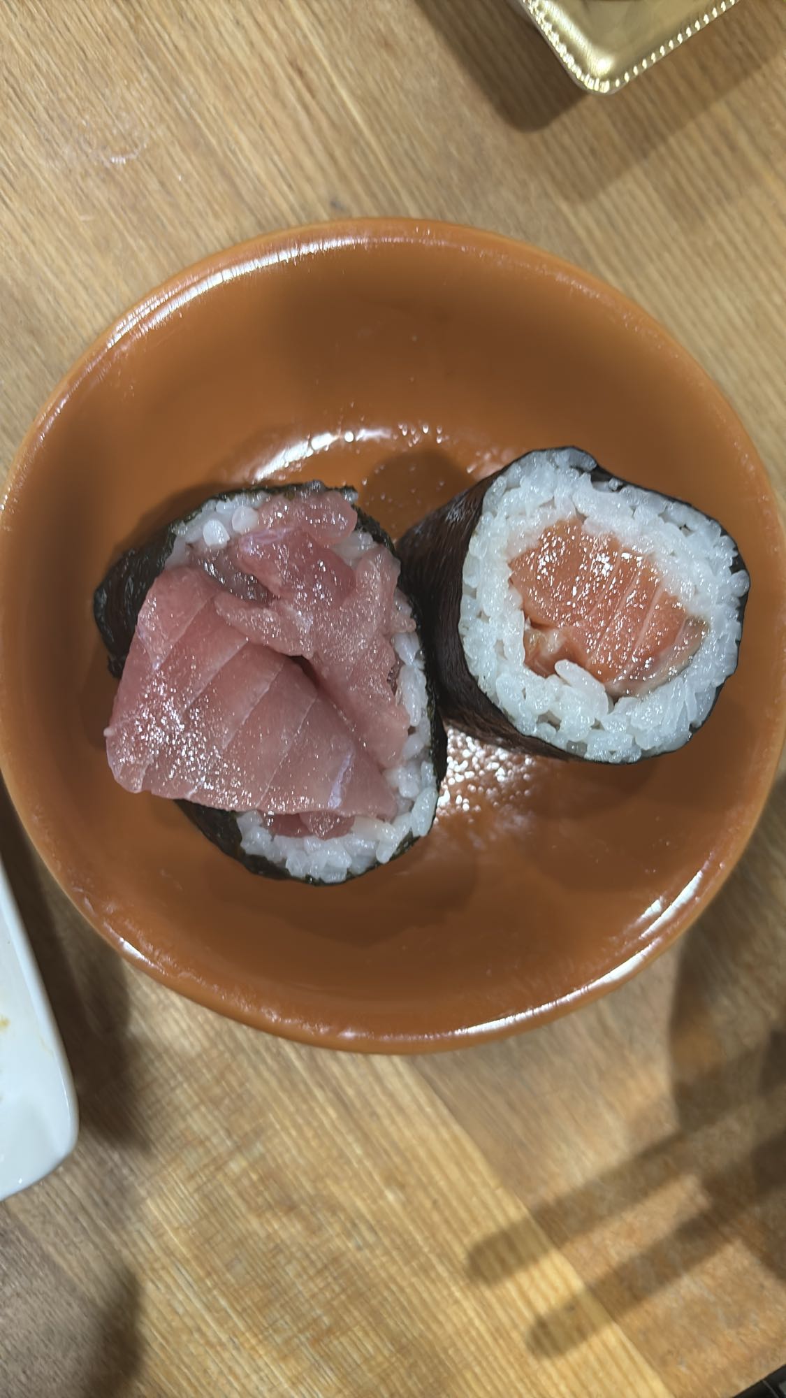 まぐろとサーモン巻き