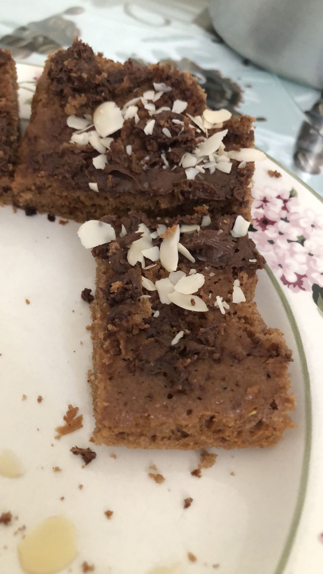 Gâteau au chocolat et amandes
