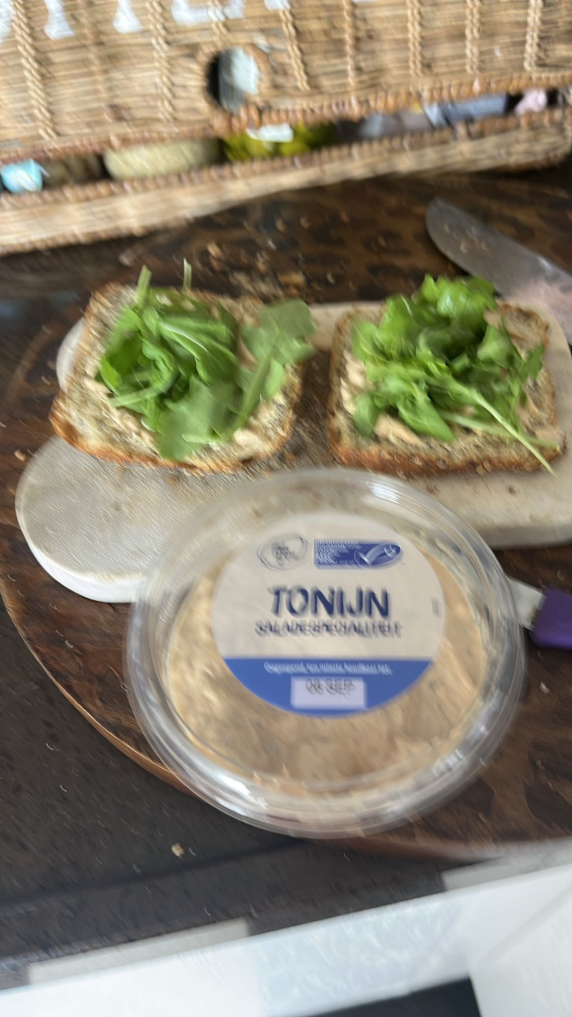 Tonijn rucola sandwich