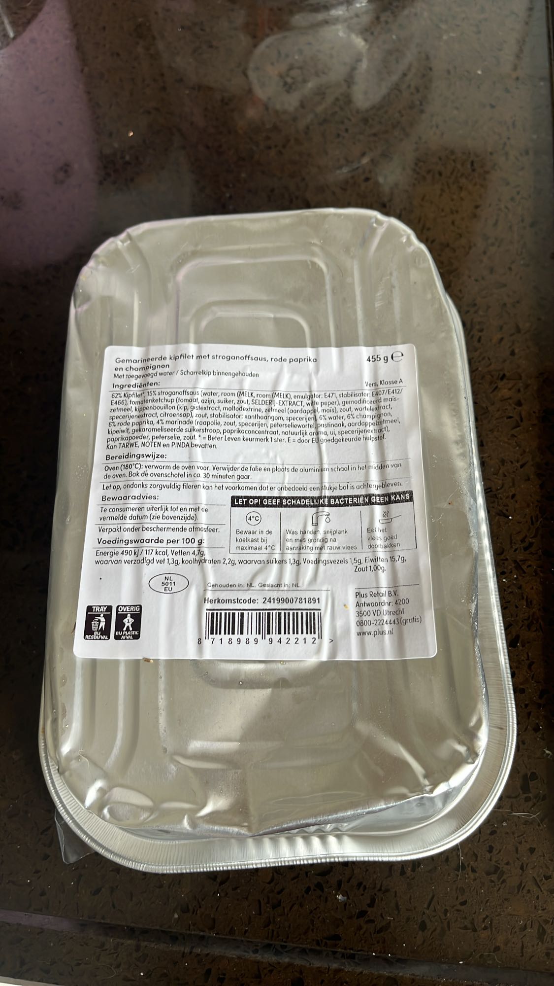 Kipfilet stroganoffschotel