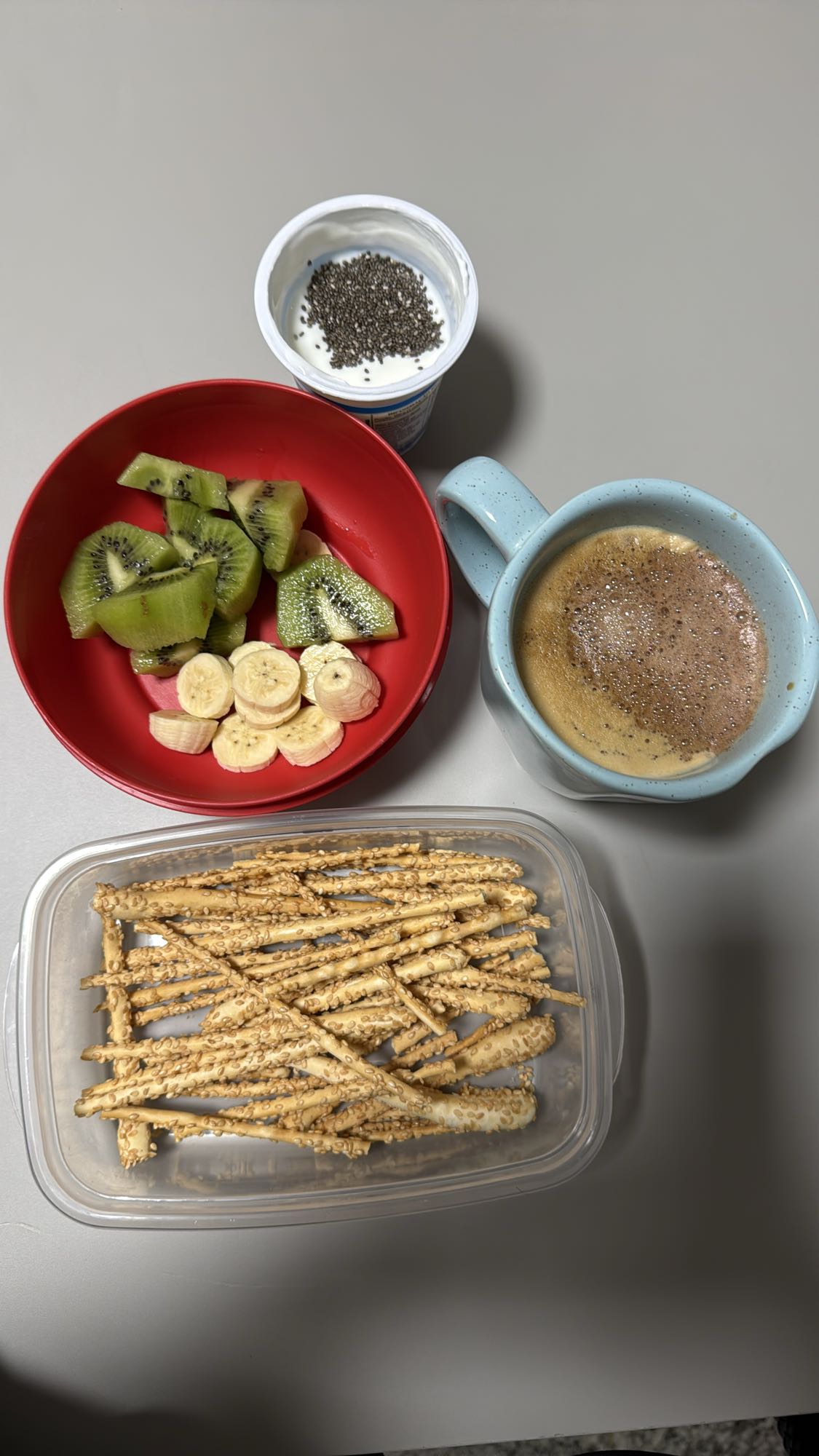 Café da manhã leve