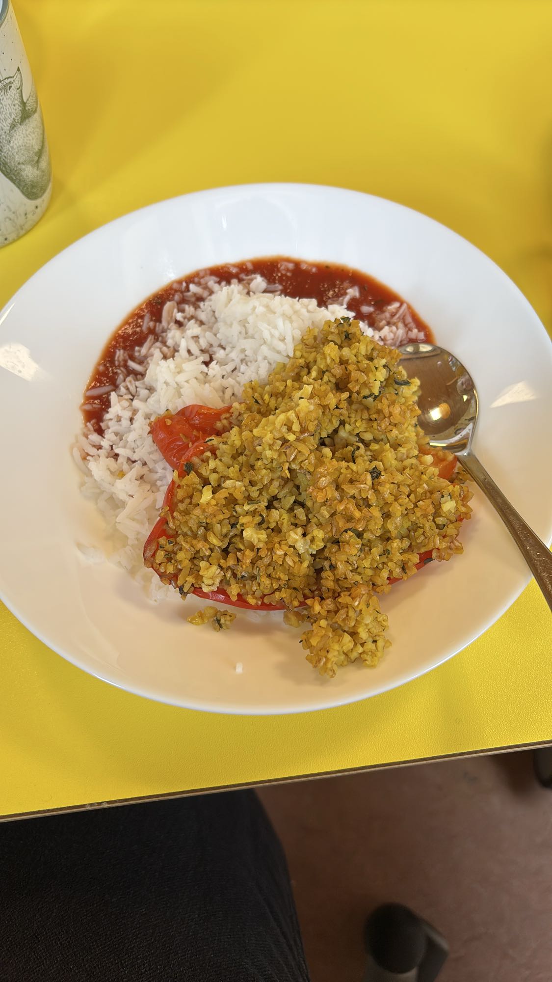 Gevulde paprika met rijst