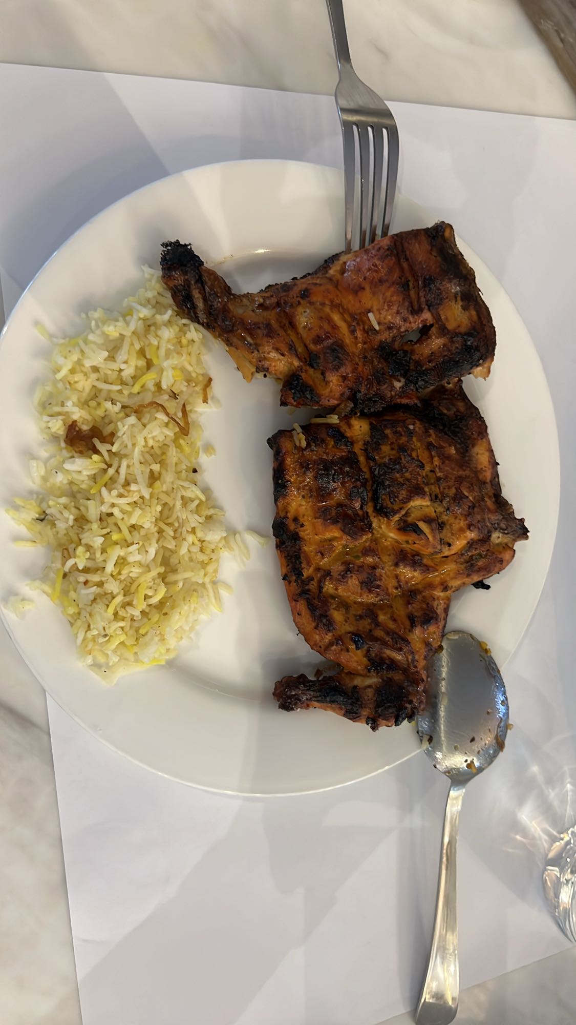 Grilled Chicken with Rice