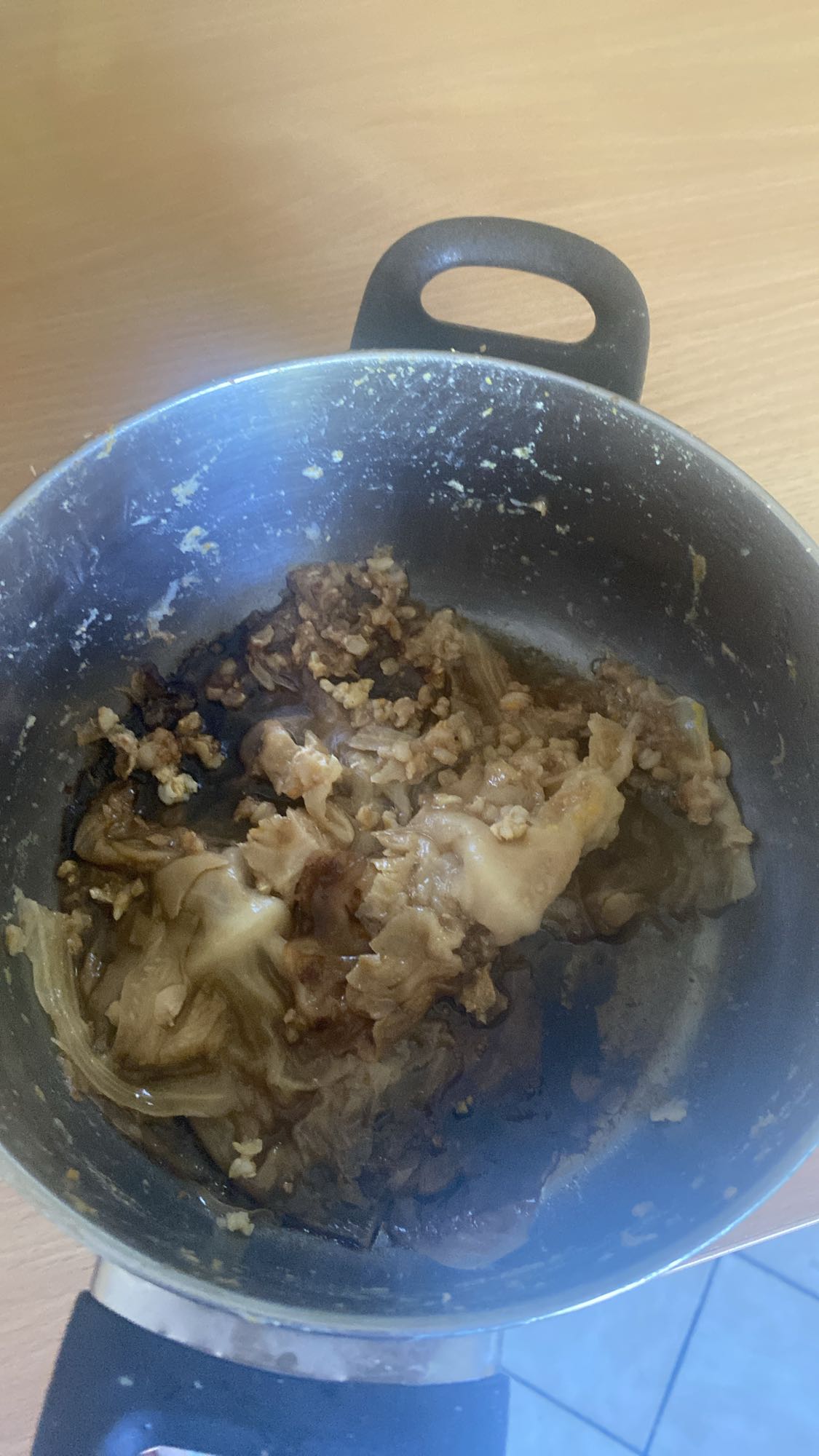 gotowana kapusta z soją