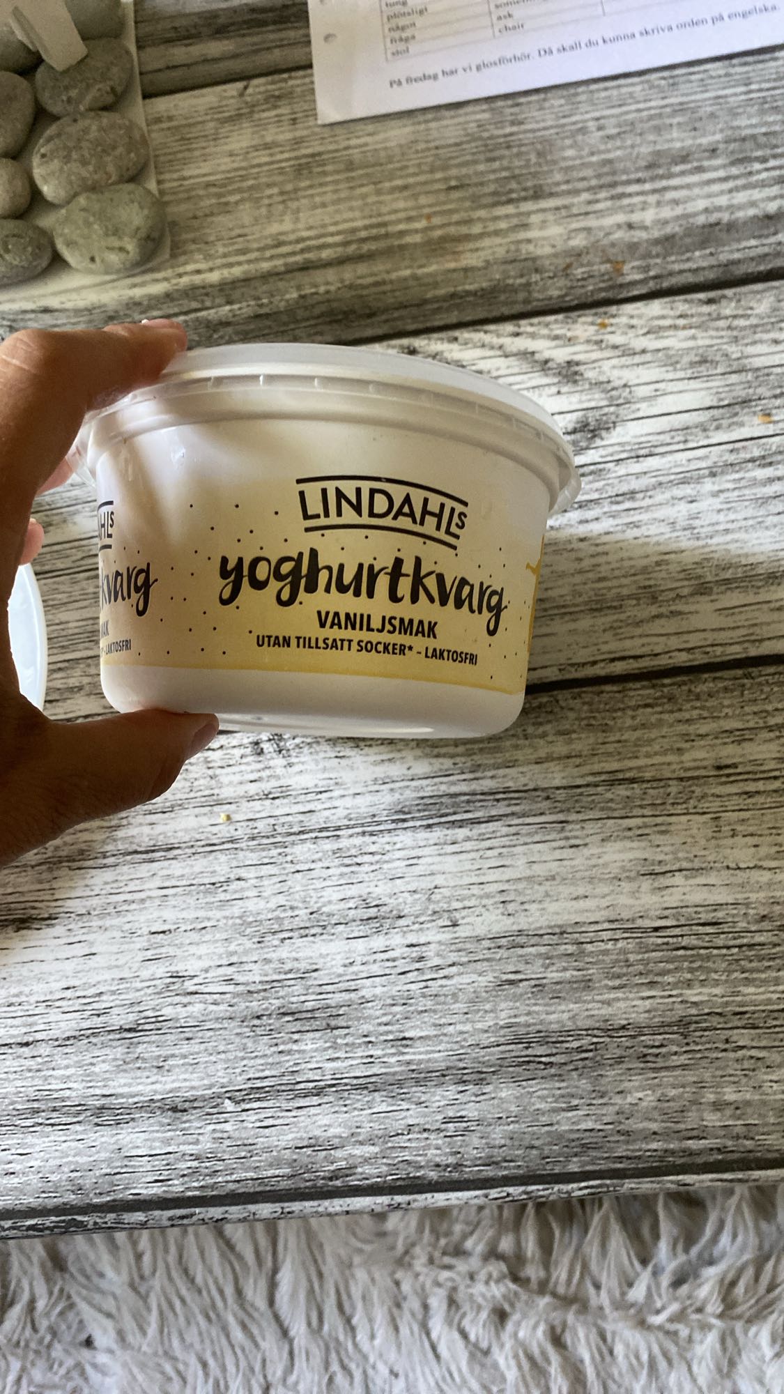 Vanilj yoghurtkvarg