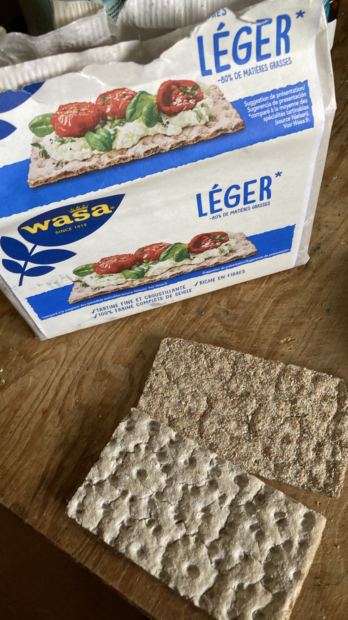 Tartines Wasa Léger