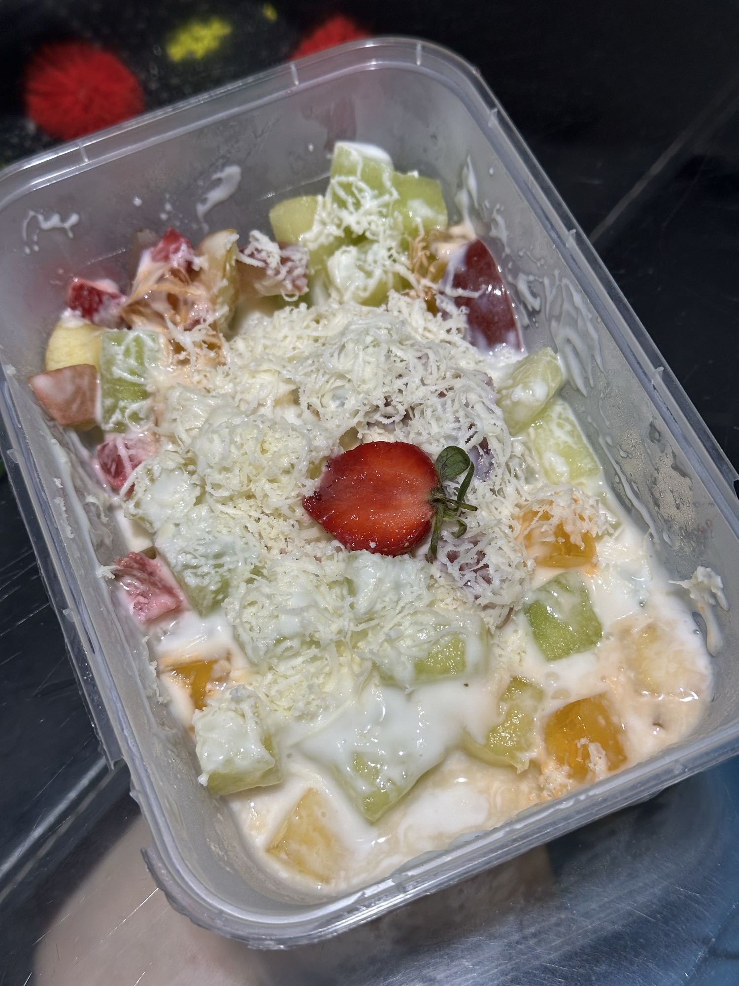 Fruit Salad with Cheese