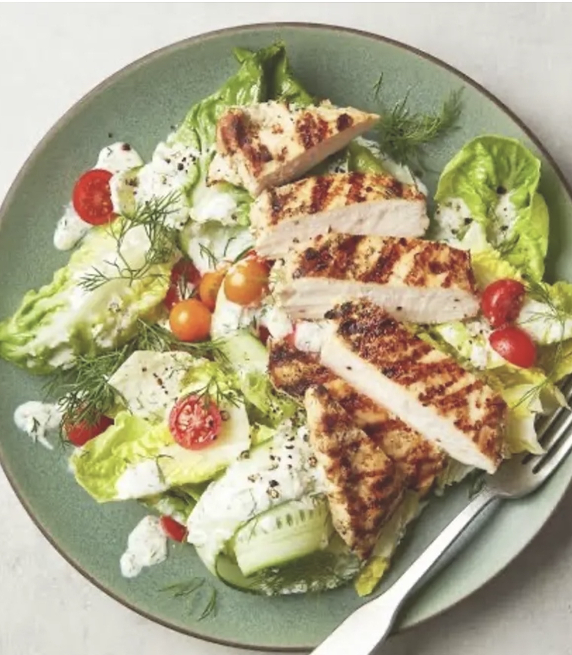 Grillad kycklingsallad