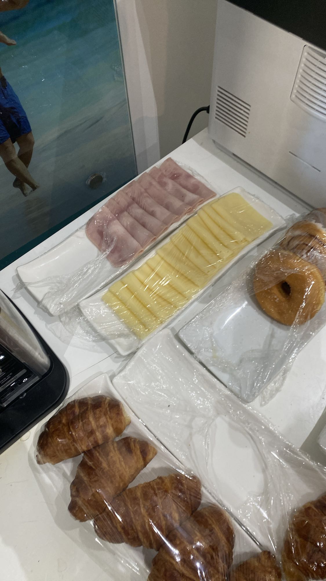 Ham Cheese Pastry Plate