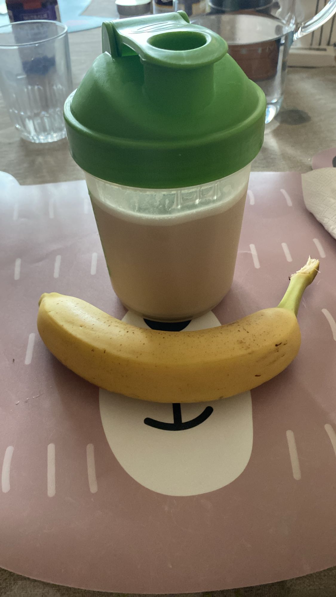 batido con plátano